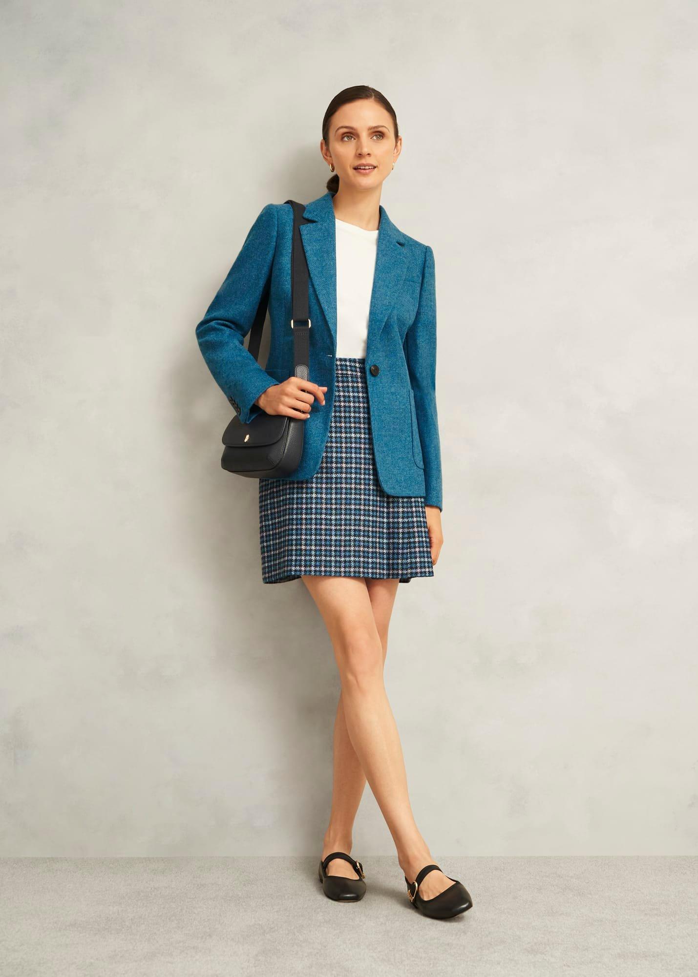Lilla Wool Jacket, Blue, hi-res
