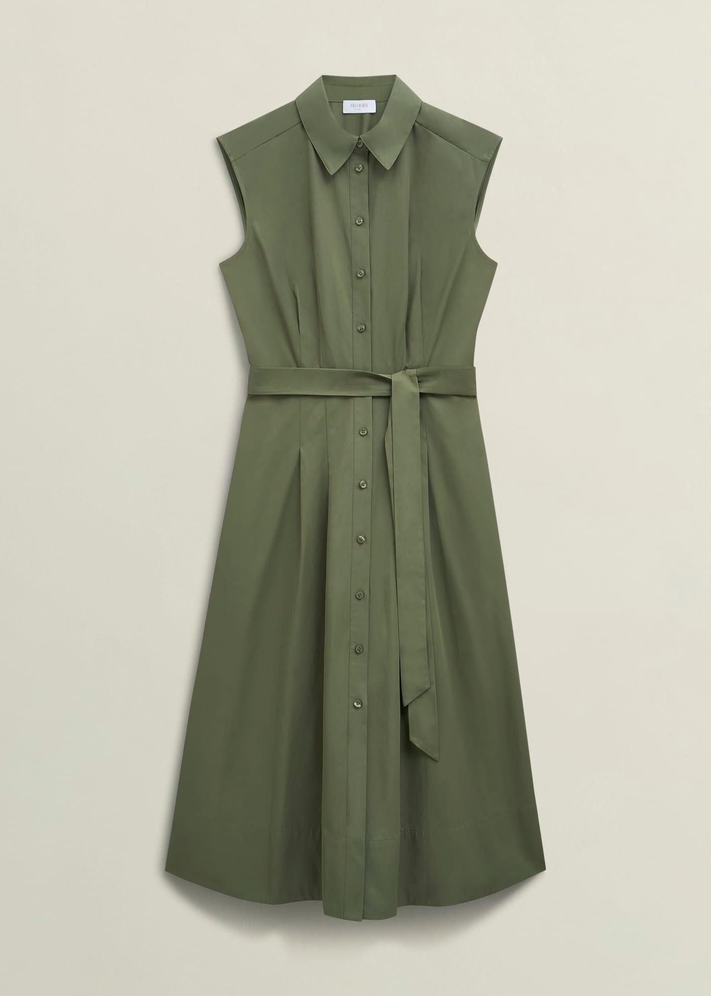 Sage Green Veronica Shirt Dress