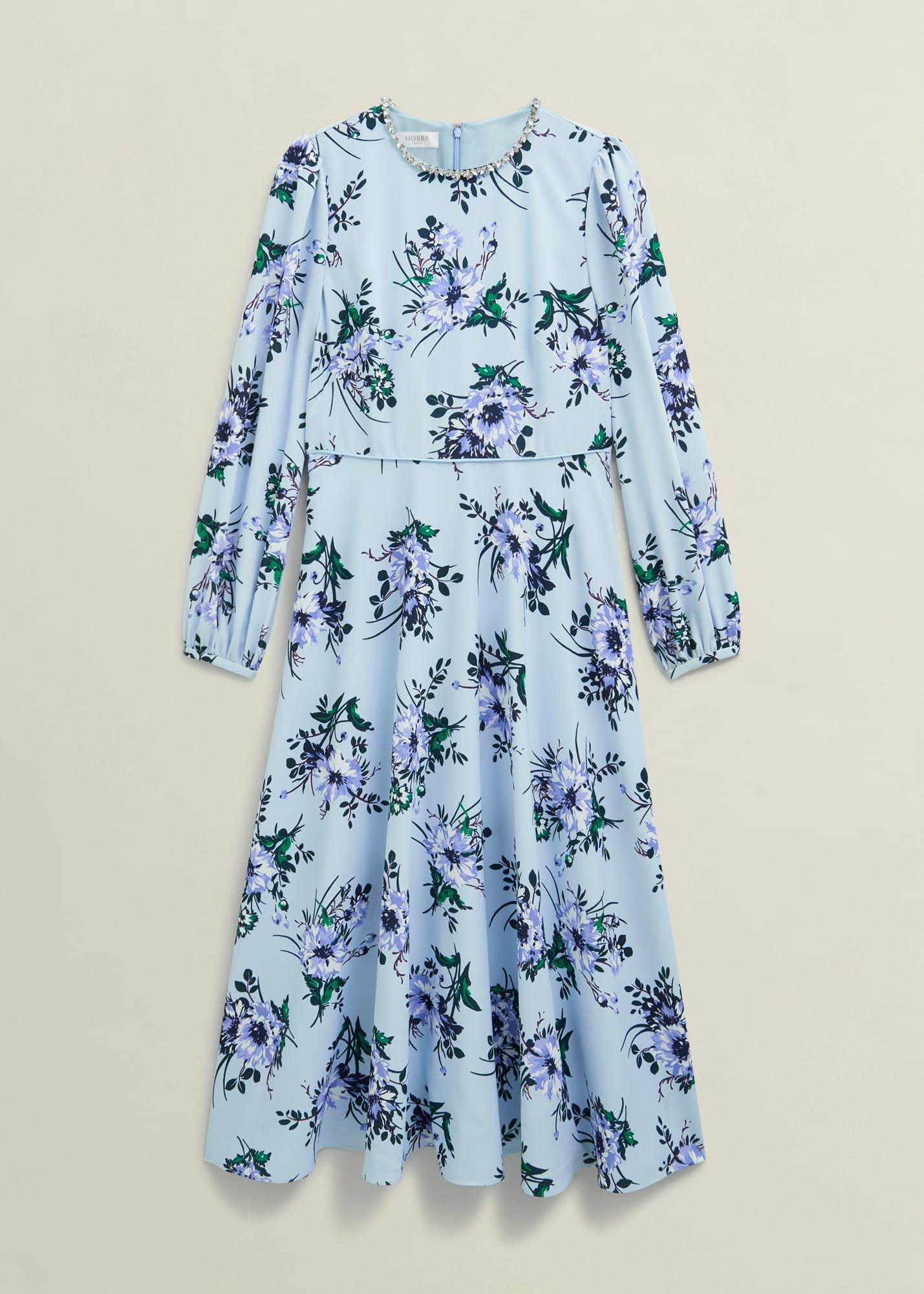 Claudine Embellished Floral Dress