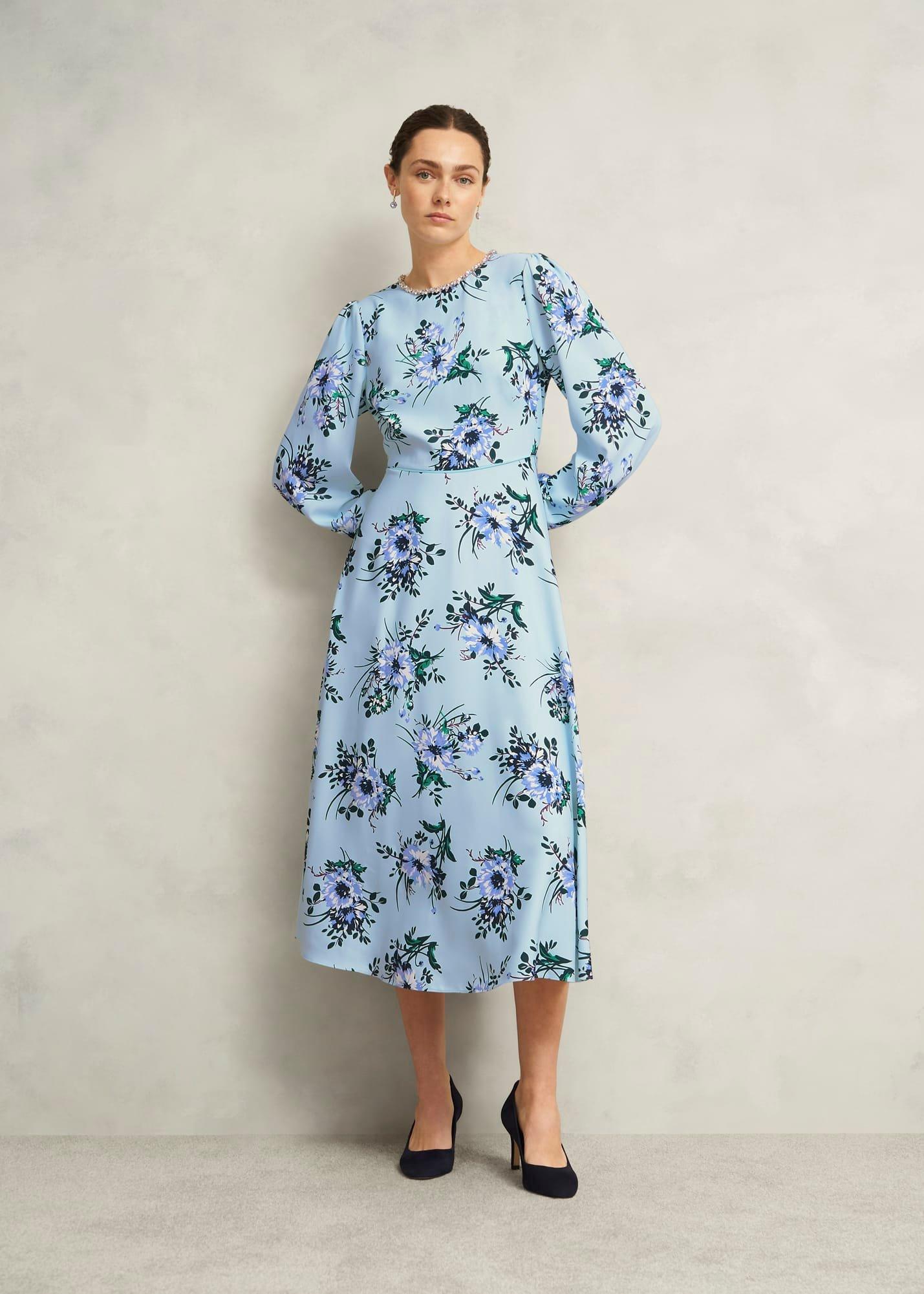 Claudine Embellished Floral Dress