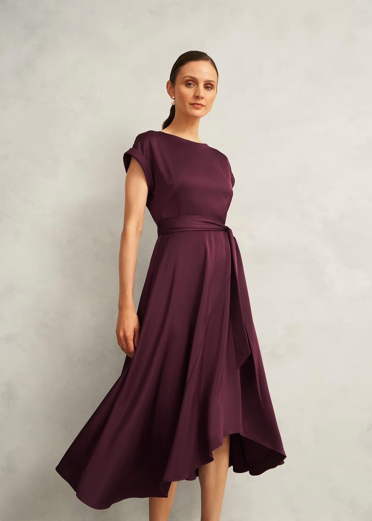 Agnes Satin Tie Dress