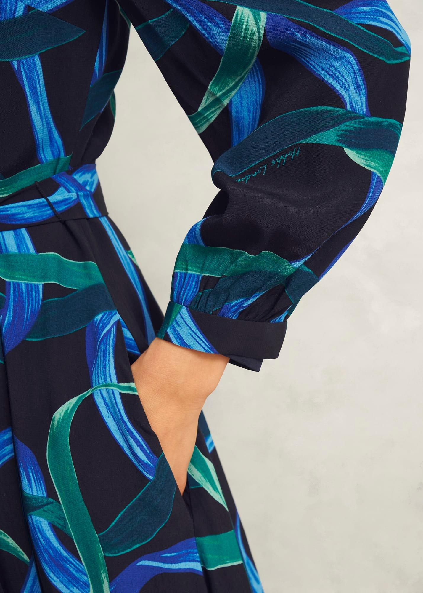 Petite Alis Dress, Navy Multi, hi-res