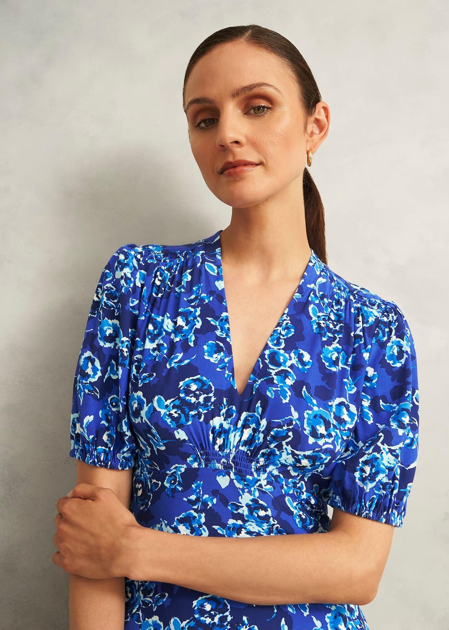 Sidonie Dress, Blue Multi, hi-res