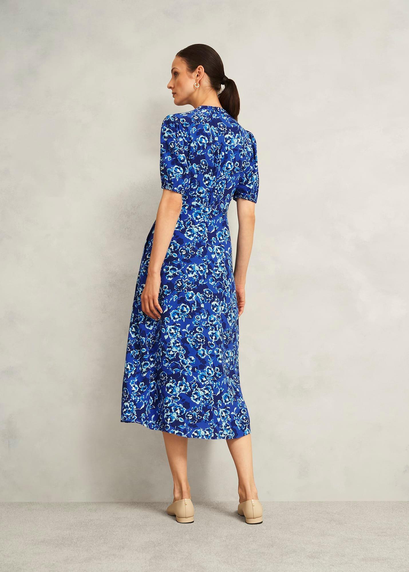 Petite Sidonie Dress, Blue Multi, hi-res