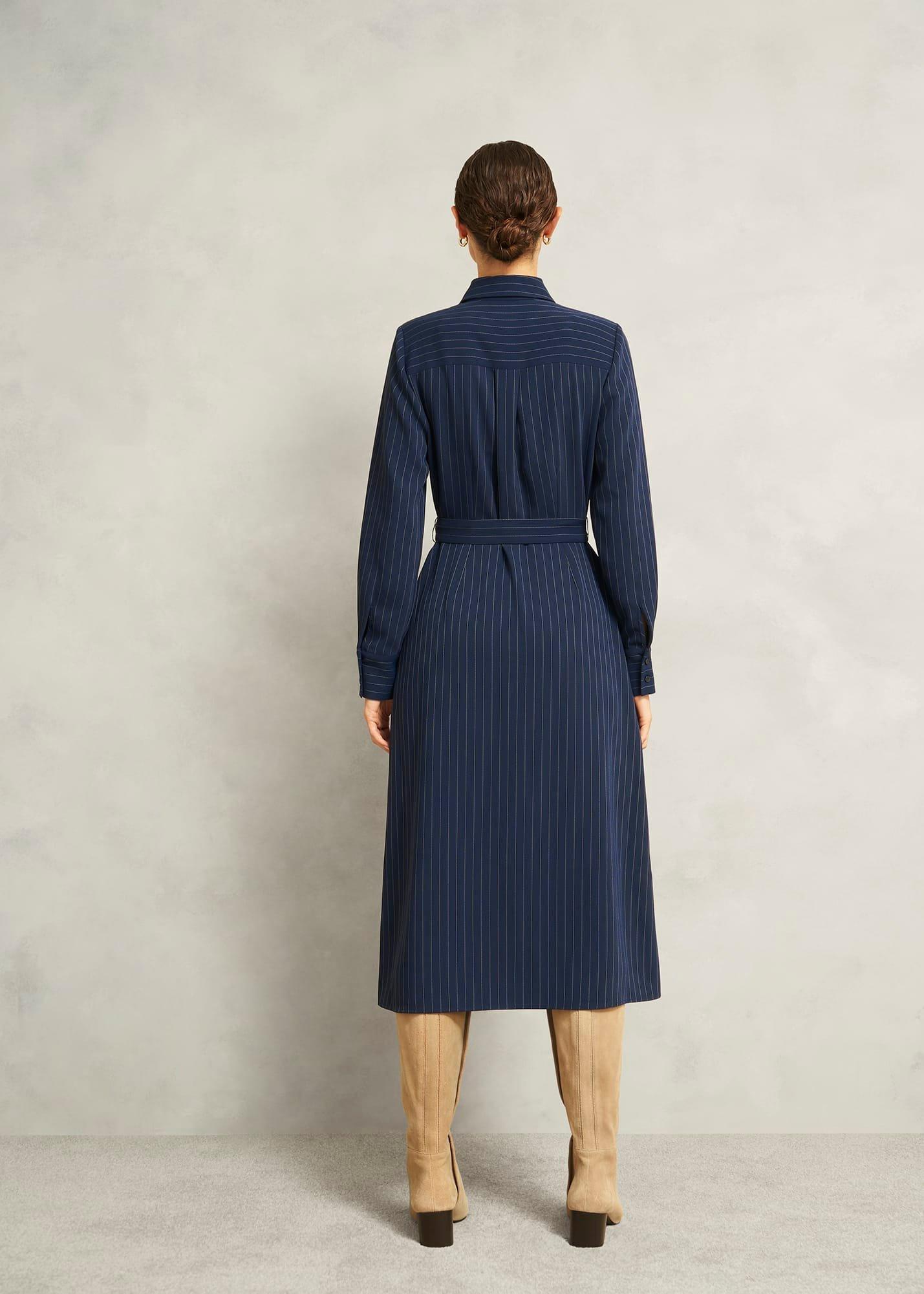 Hadley Shirt Dress, Midnight Ivory, hi-res