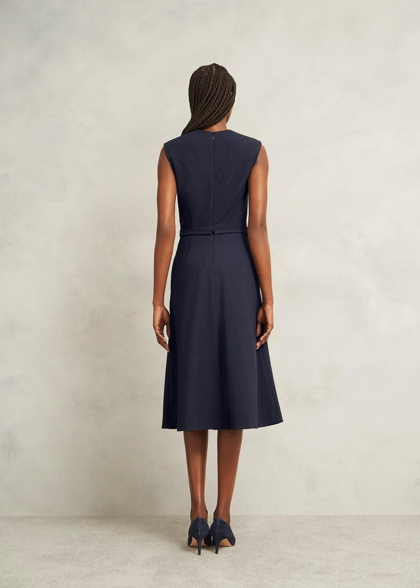 Katelena Dress, Navy Ivory, hi-res