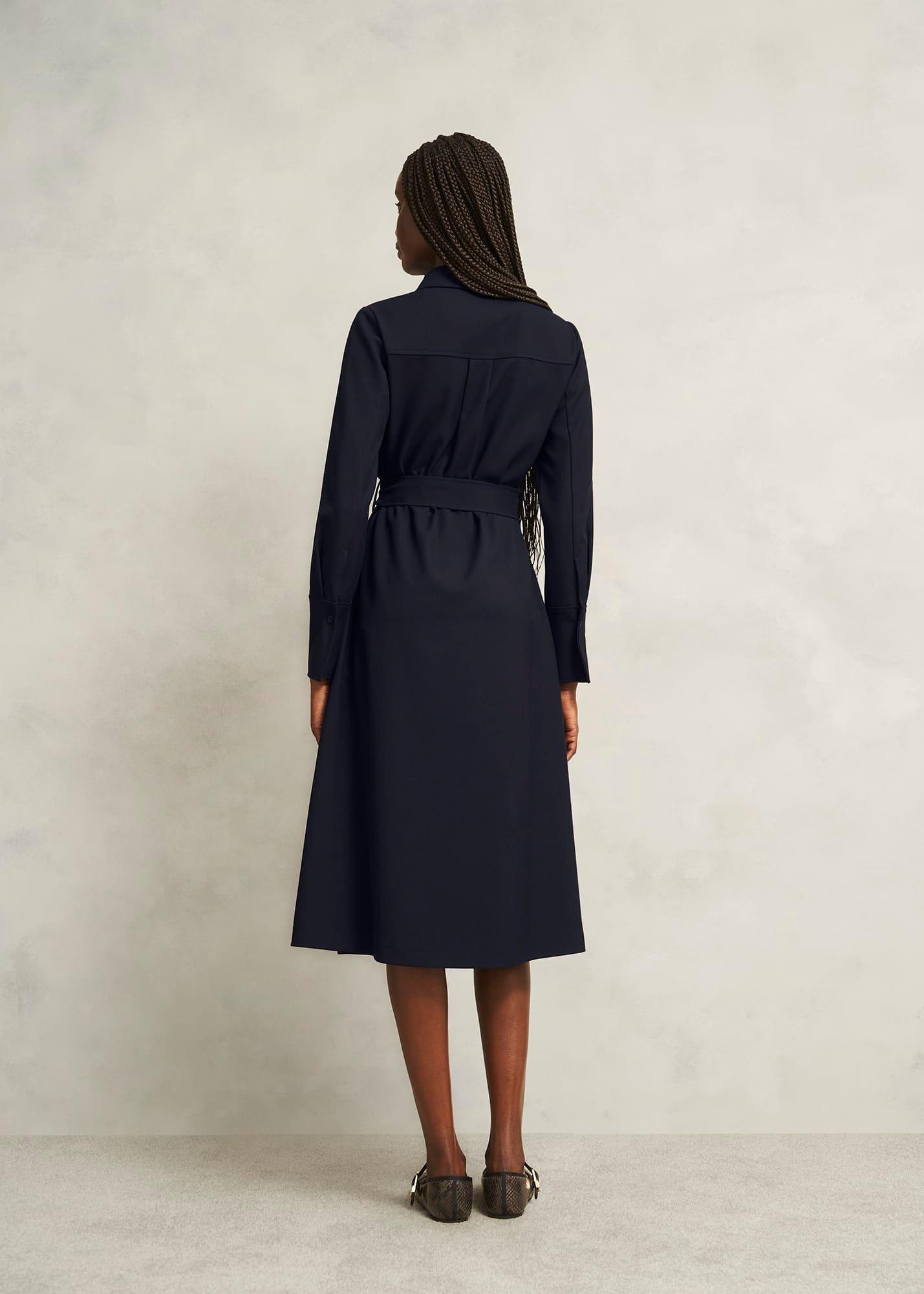 Petite Lyla Dress, Navy, hi-res