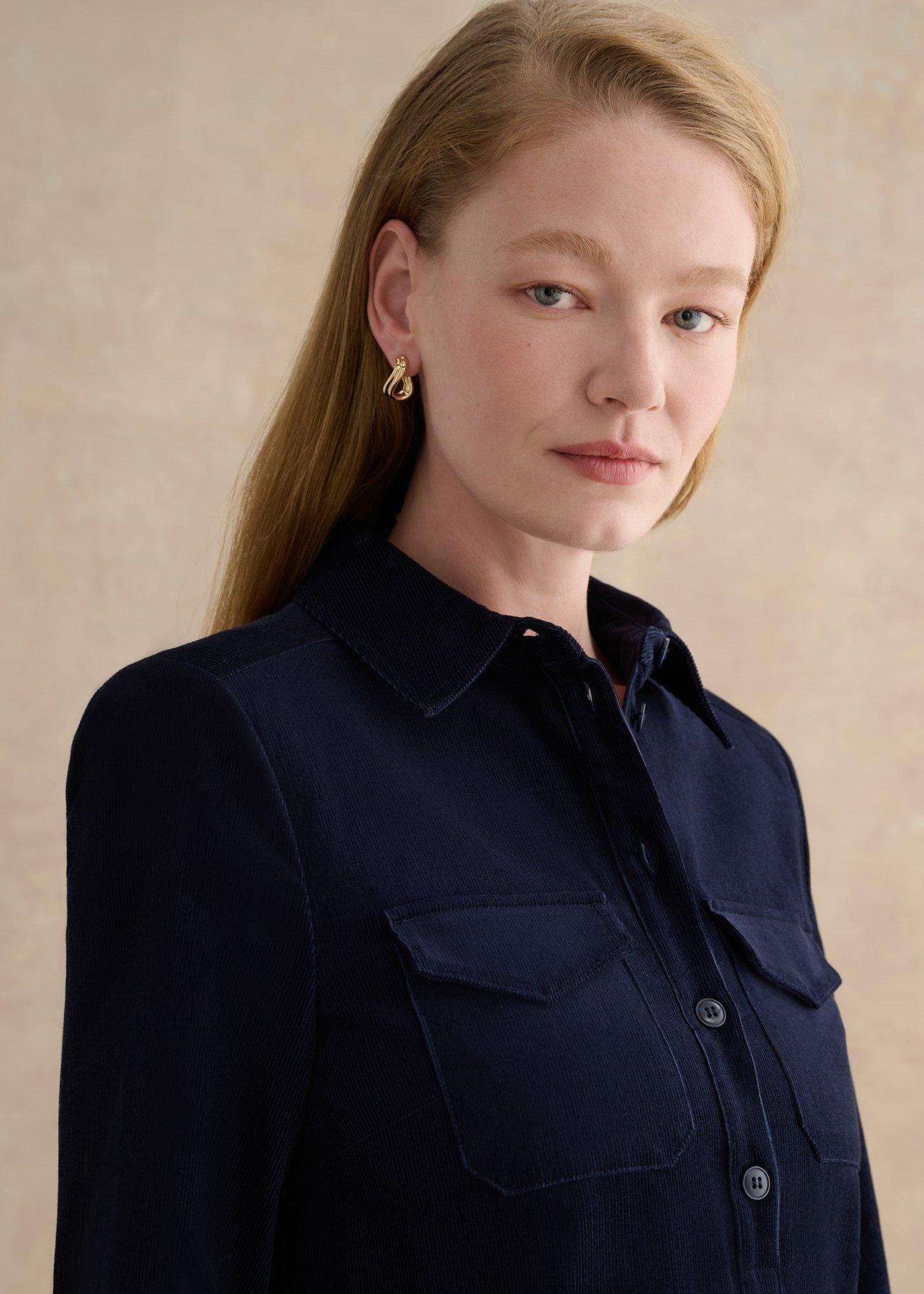 Lena Dress, True Navy, hi-res