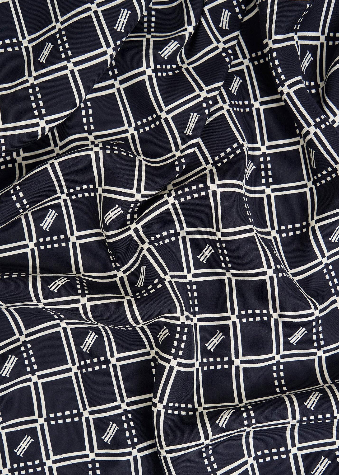 Marlena Dress, Navy Cream, hi-res