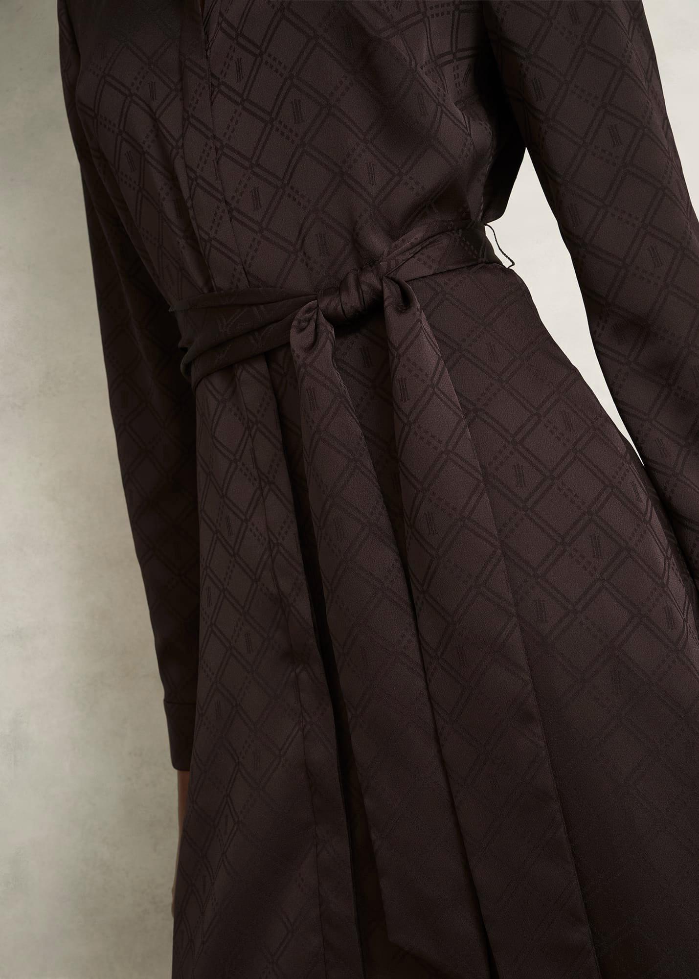 Allegra Dress, Deep Brown, hi-res