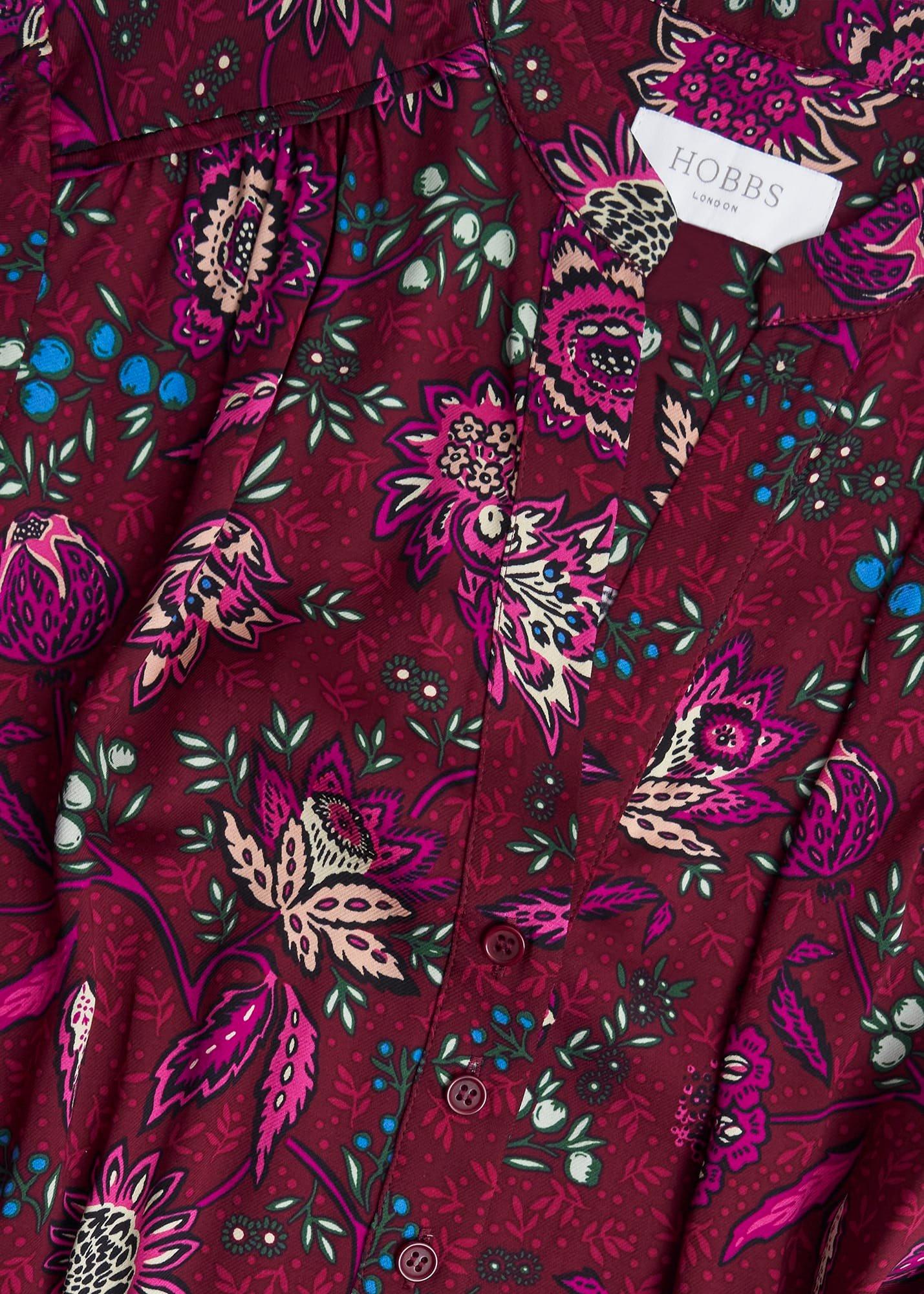 Sofia Dress, Red Multi, hi-res