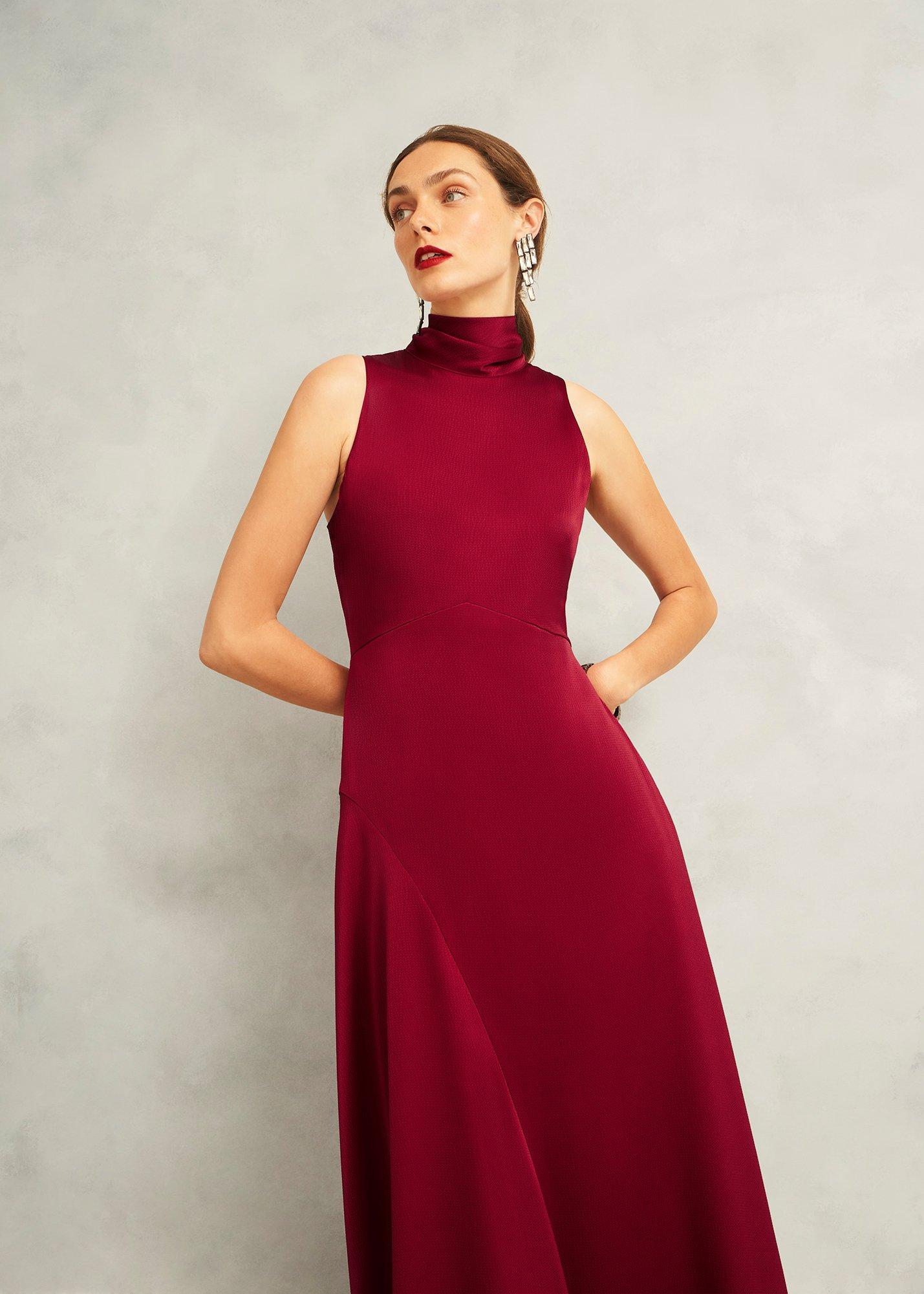 Marilyn Dress, Lipstick Red, hi-res