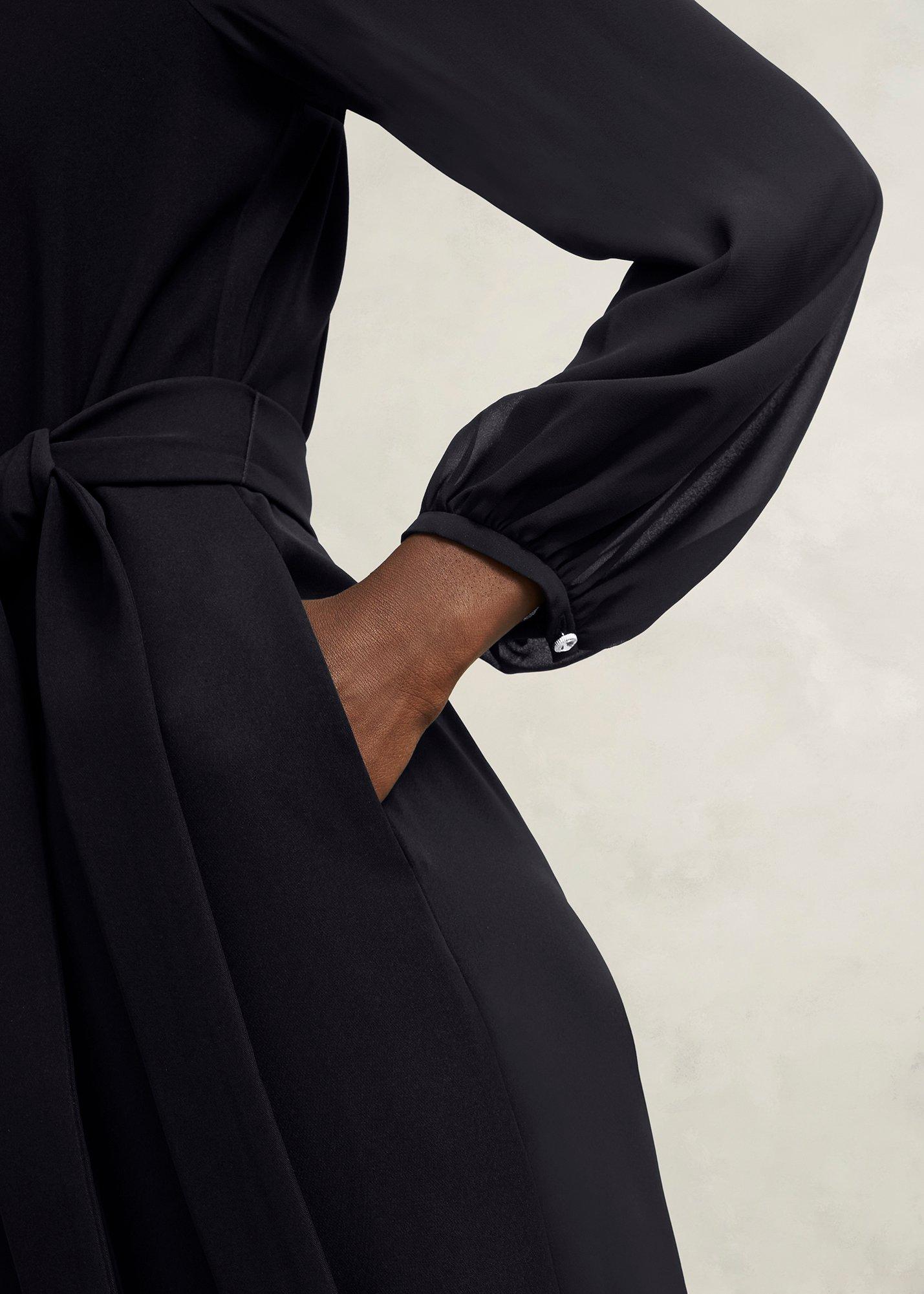 Rosamund Gem Detail Jumpsuit, Black, hi-res