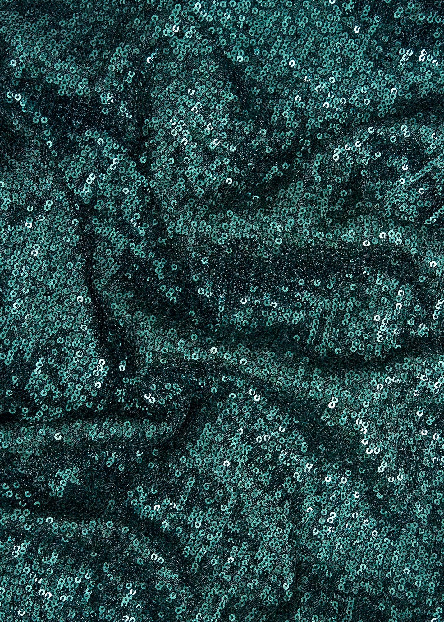 Meadow Sequin Dress, Evergreen, hi-res