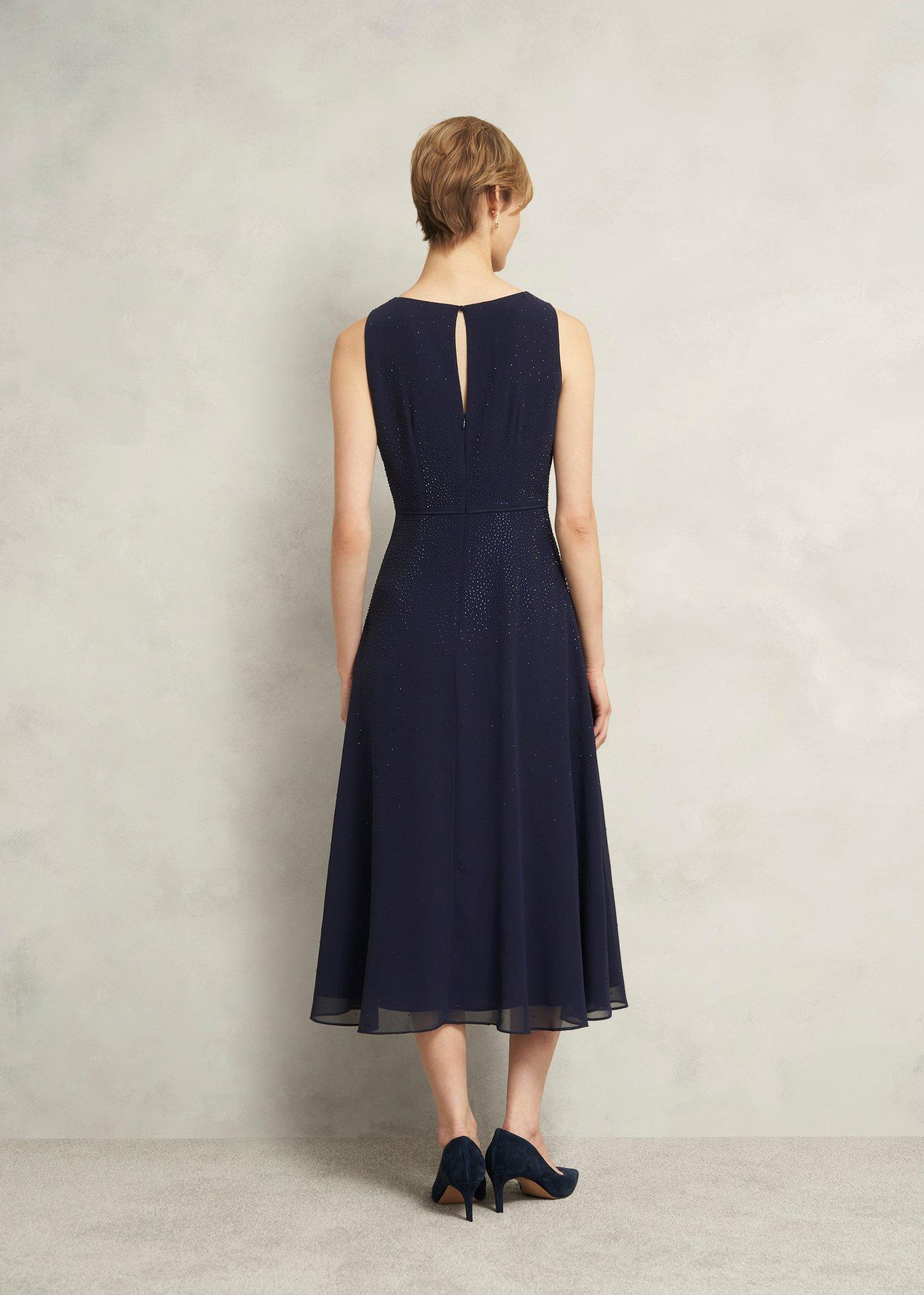 Petite Kiki Hotfix Dress, Midnight Navy, hi-res