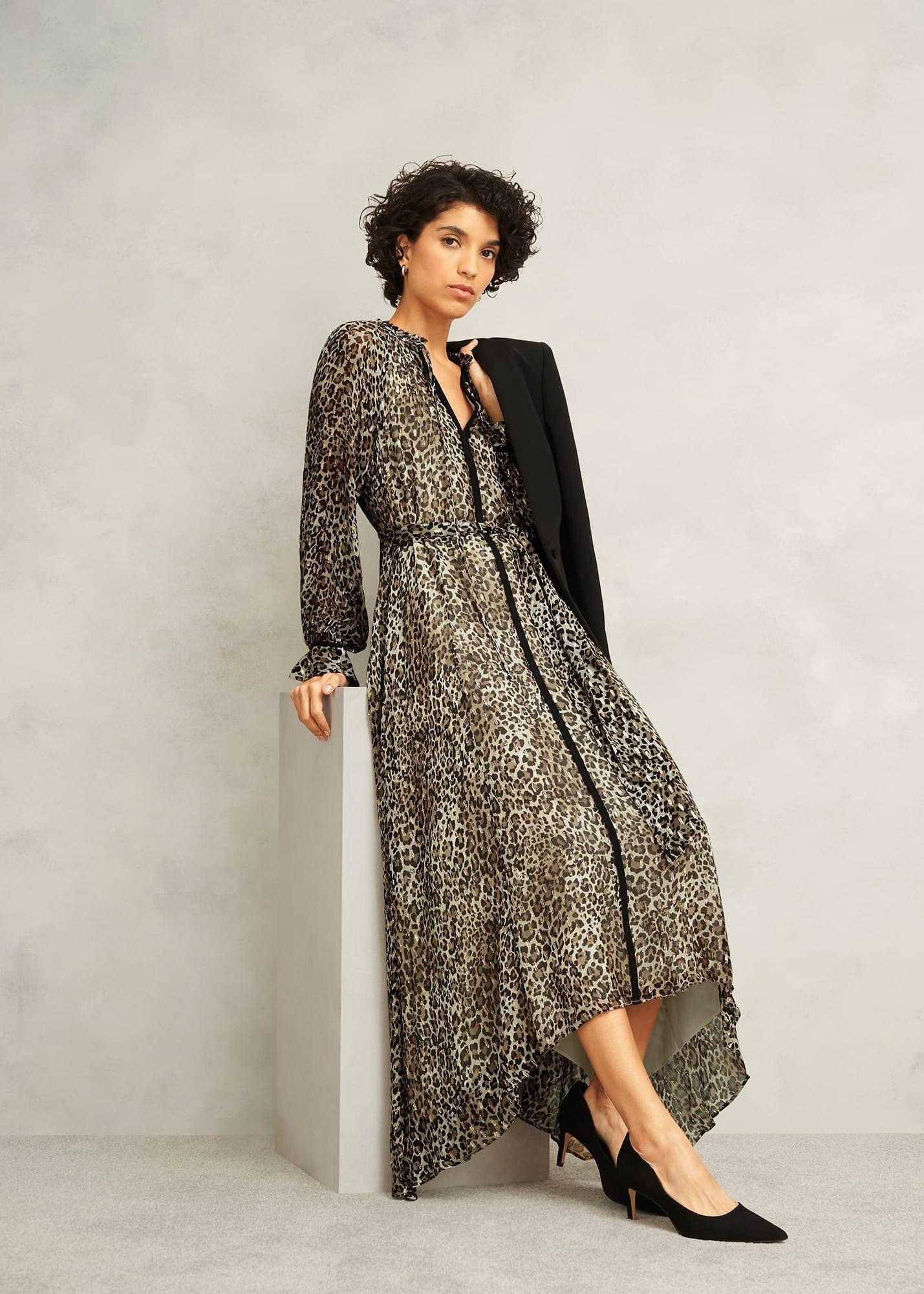 Aves Dress, Brown Multi, hi-res