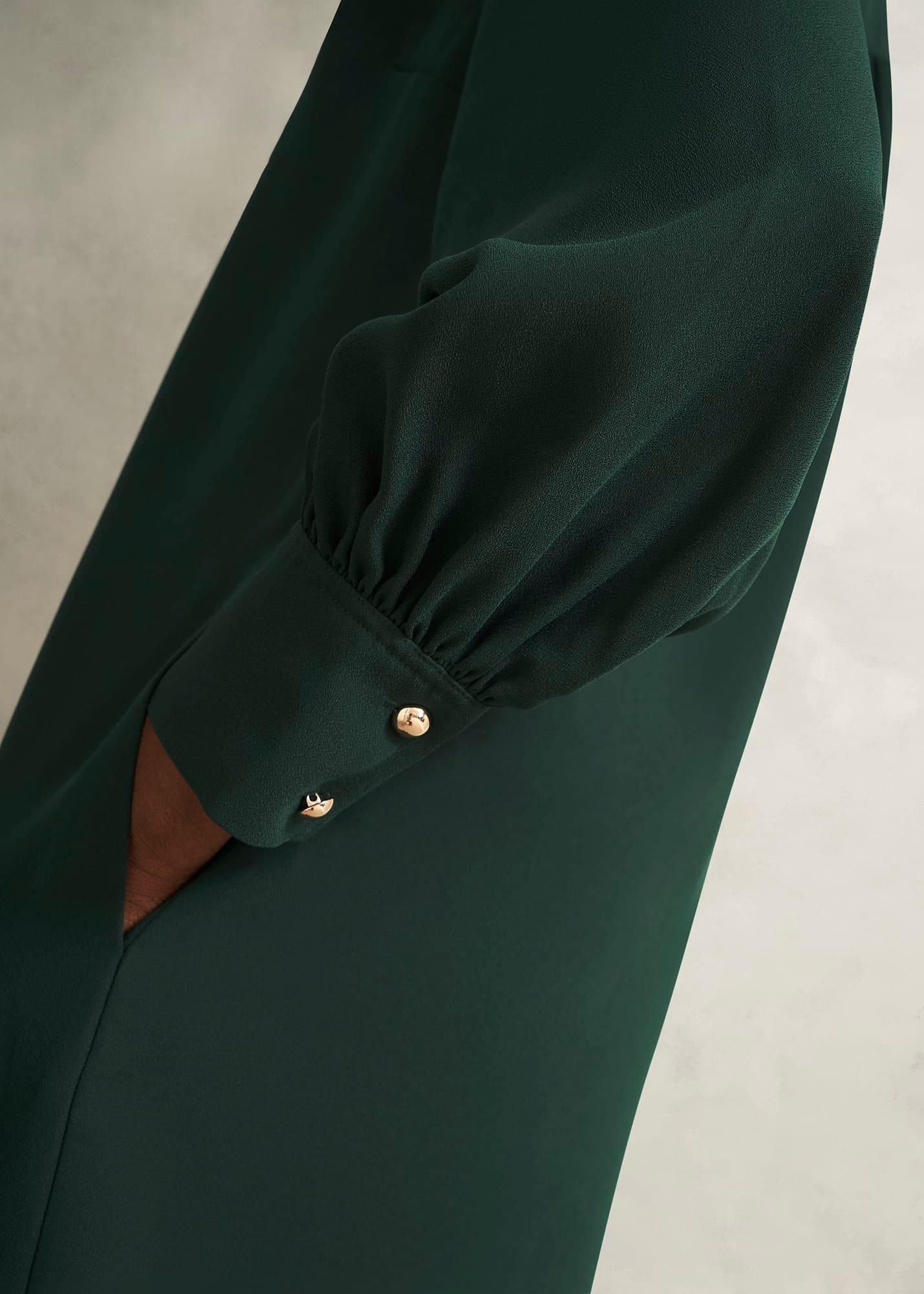 Stephanie Dress, Ponderosa Green, hi-res