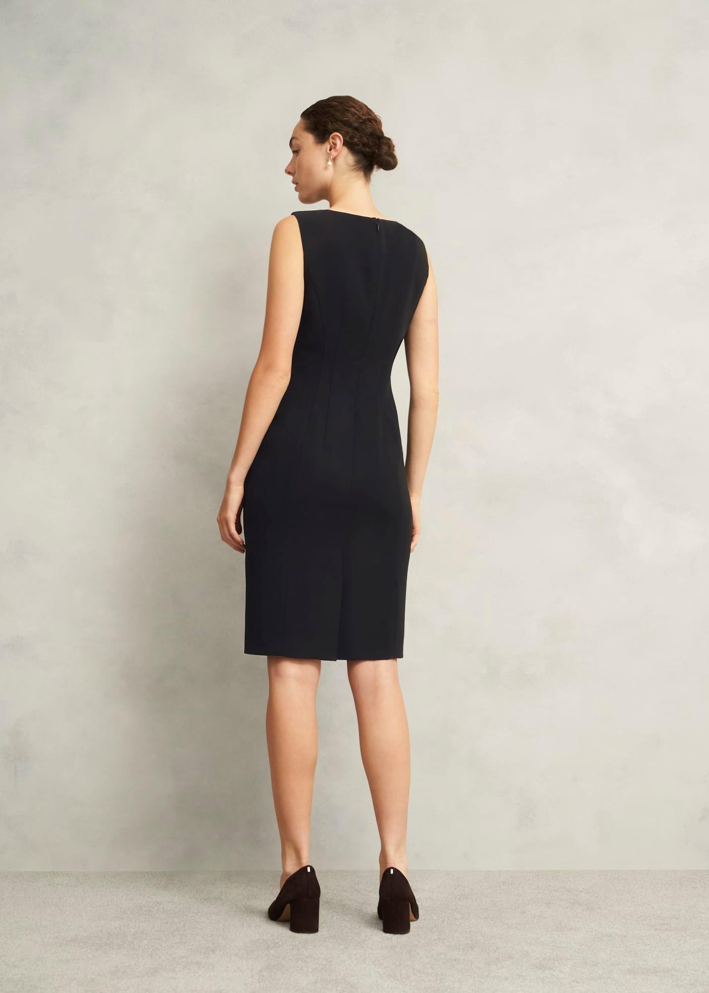 Rae Sleeveless Dress, Black, hi-res