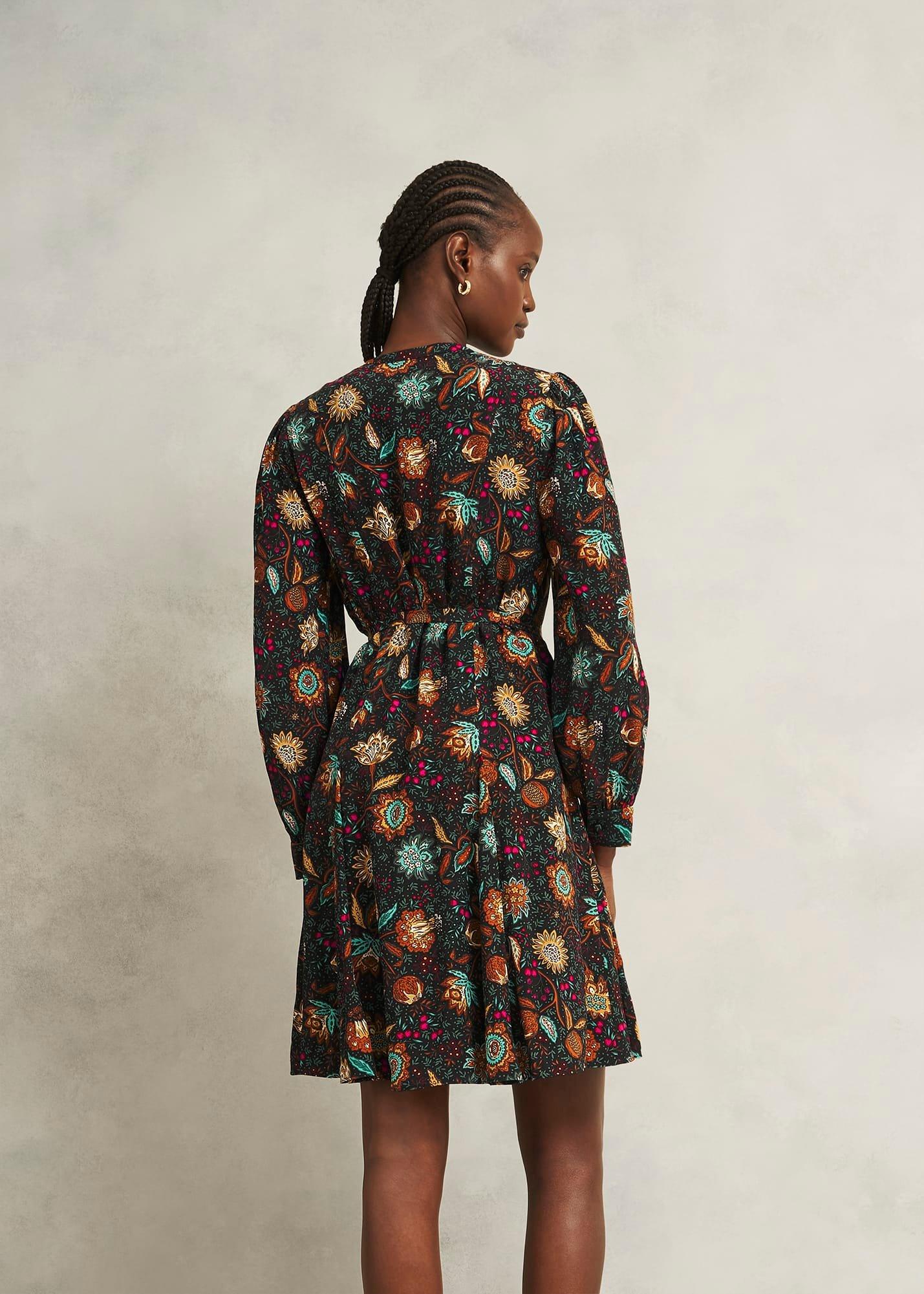 Hailey Dress, Black Multi, hi-res
