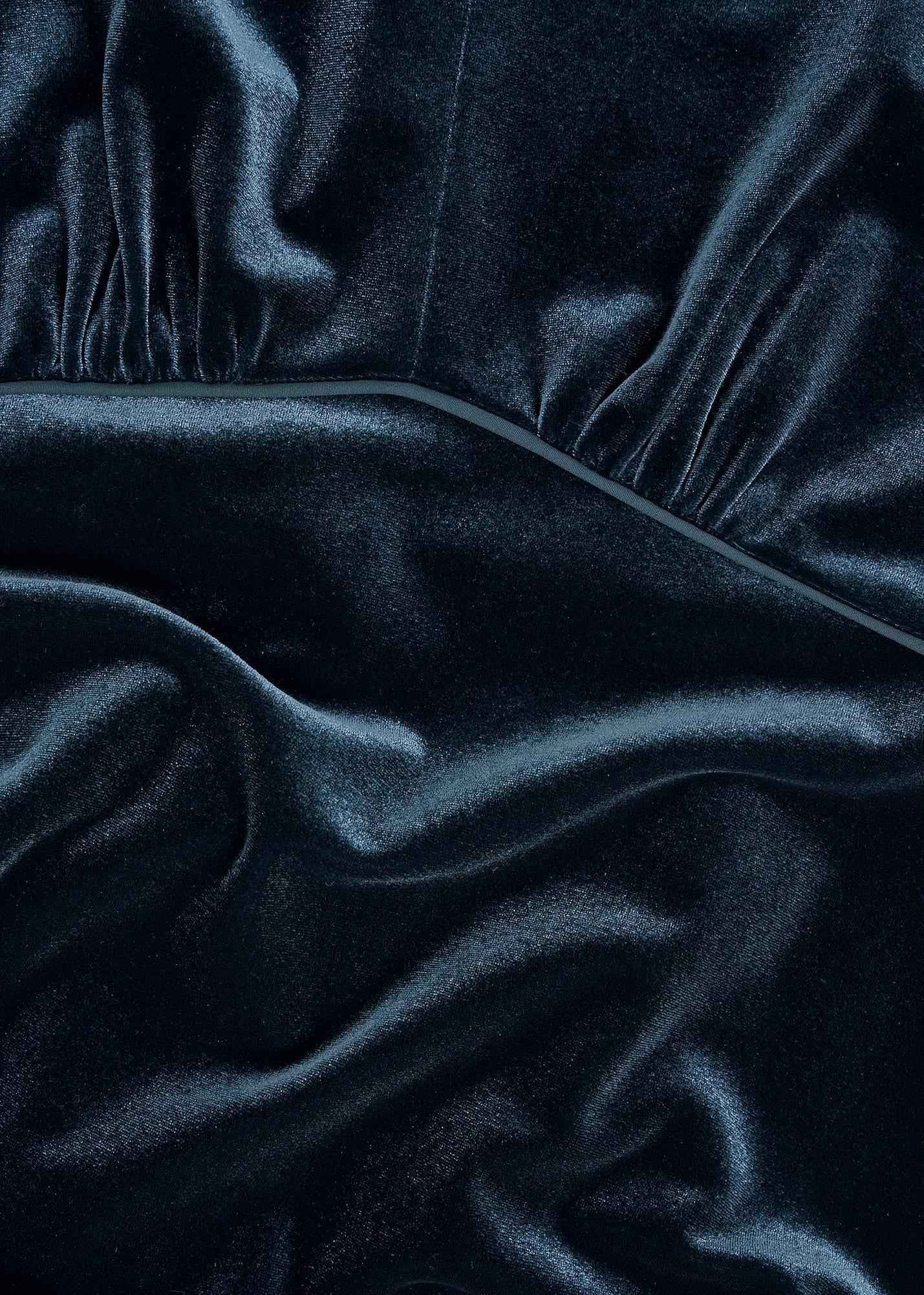 Violet Velvet Dress, Evergreen, hi-res