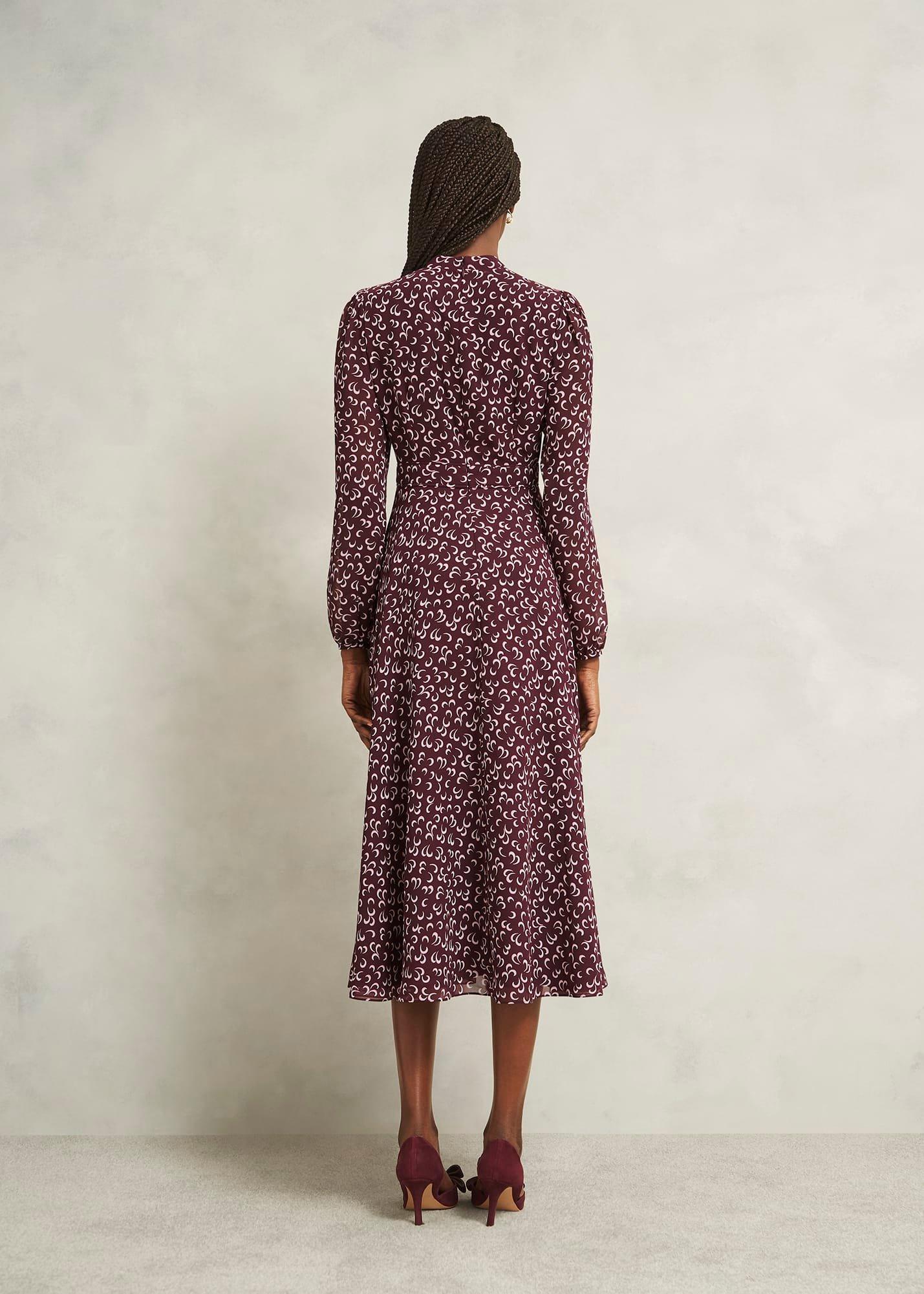 Aurora Dress, Onyx Red Multi, hi-res