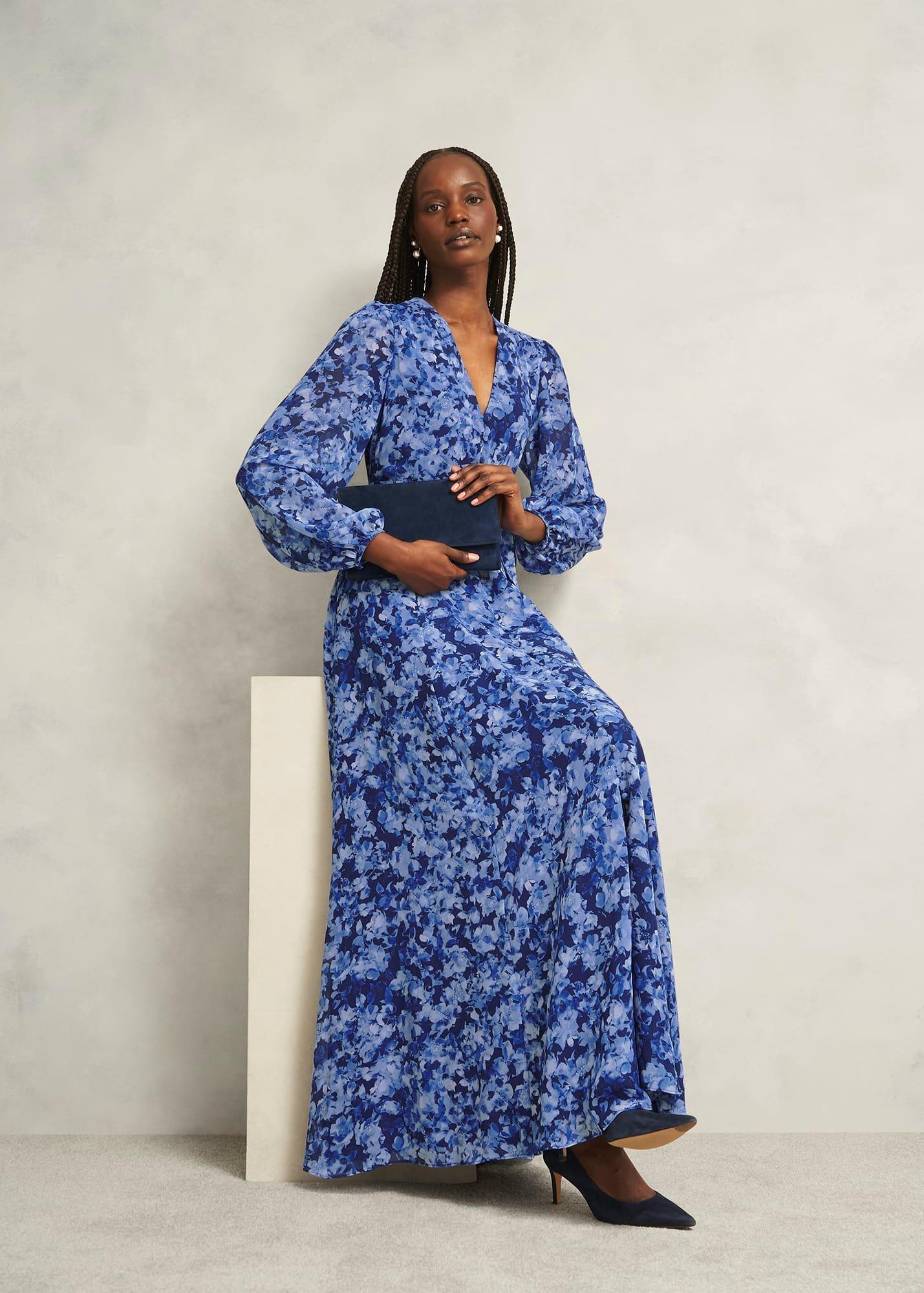 Thea Dress, Blue Multi, hi-res