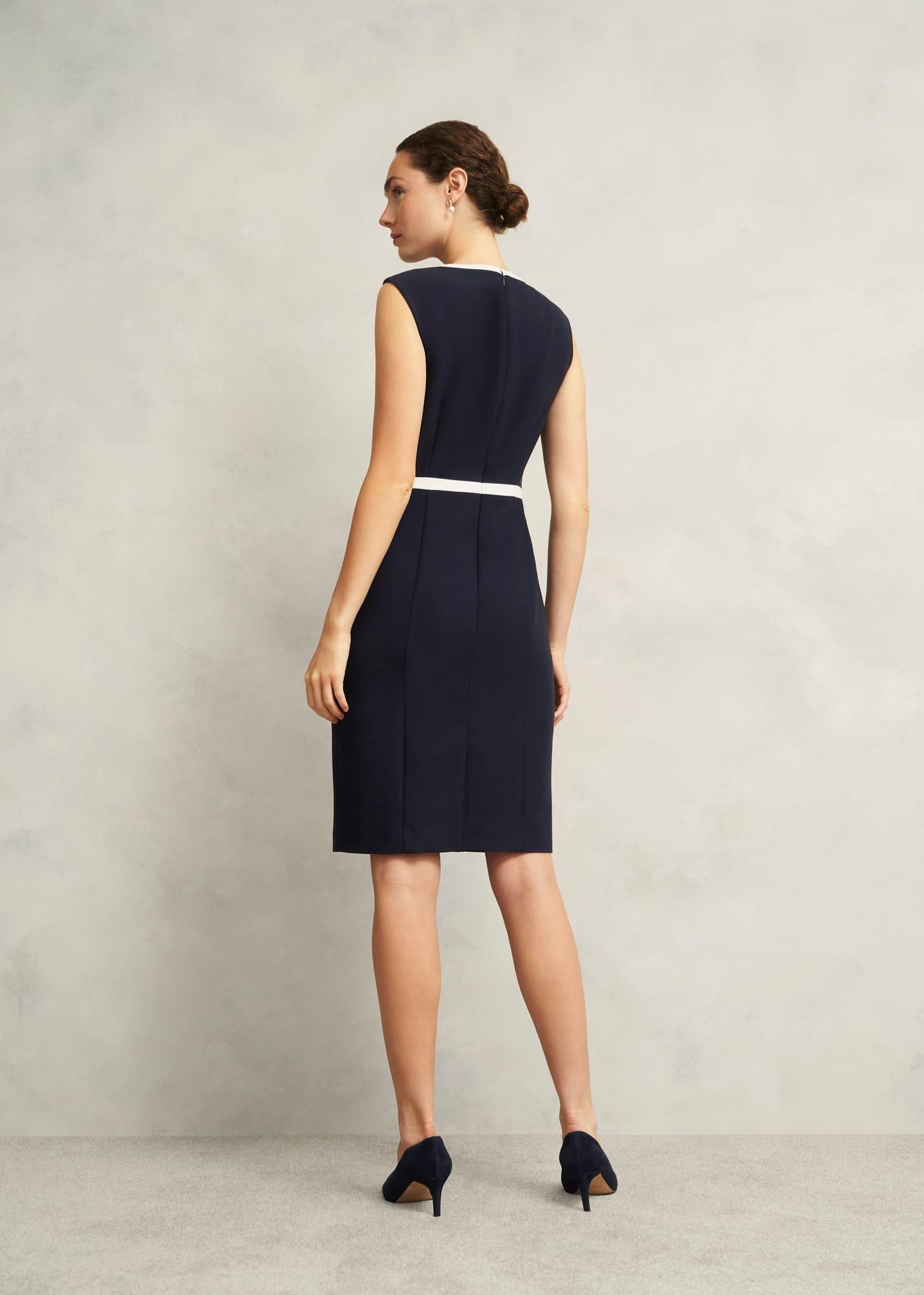 Sally Dress, Navy Ivory, hi-res