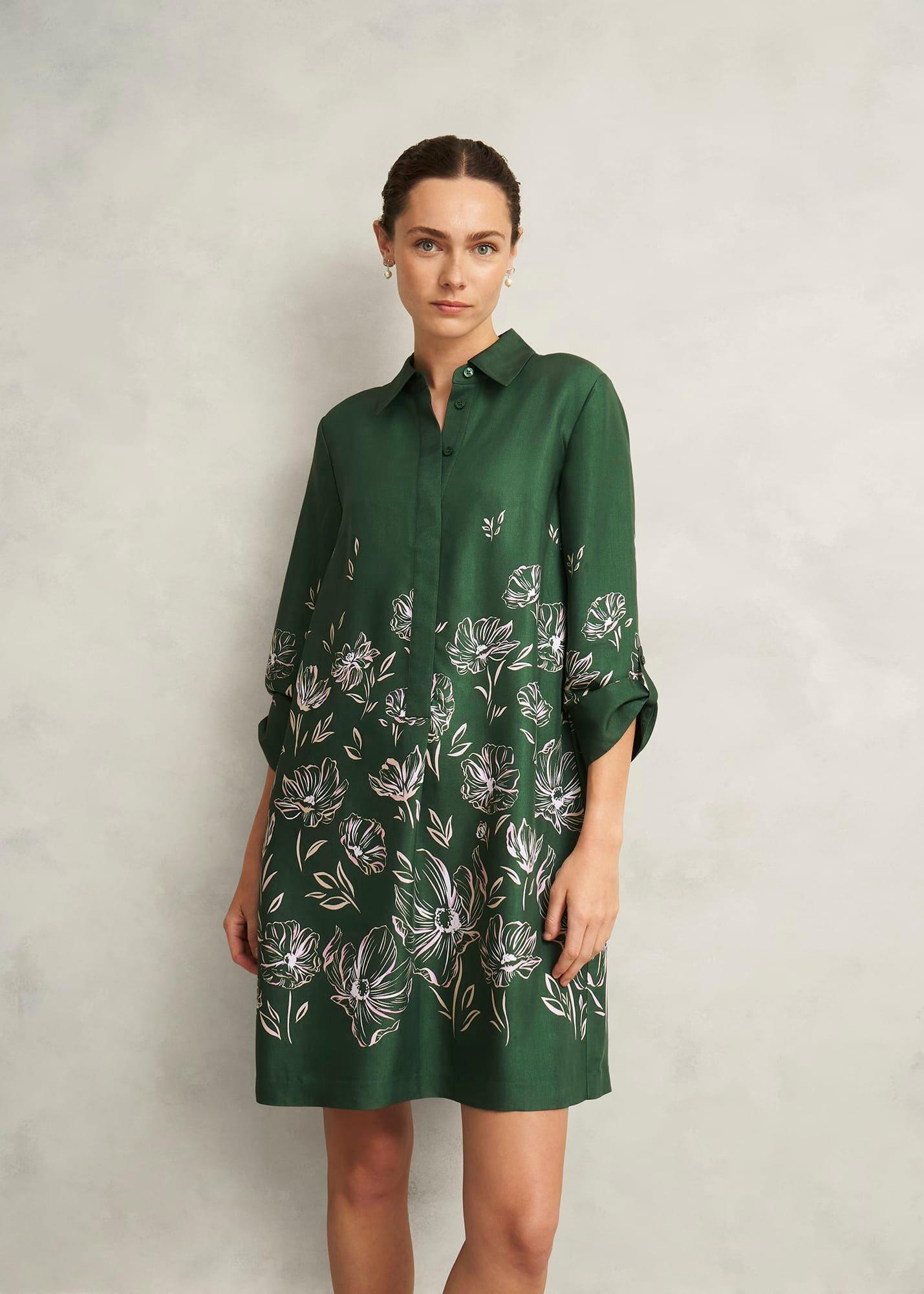 Dark Green Marci Tunic Dress