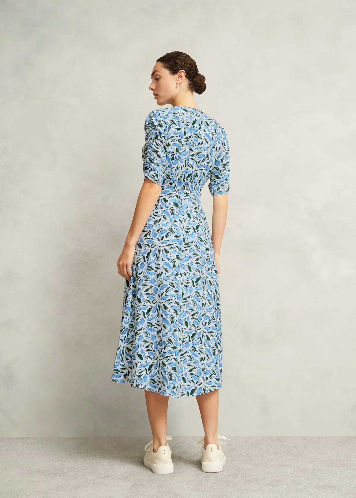 Bonnie Midi Tea Dress, Ivory Multi, hi-res