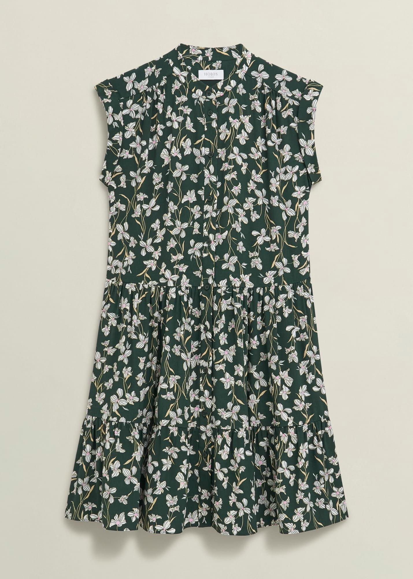 Green Floral Layla Mini Dress