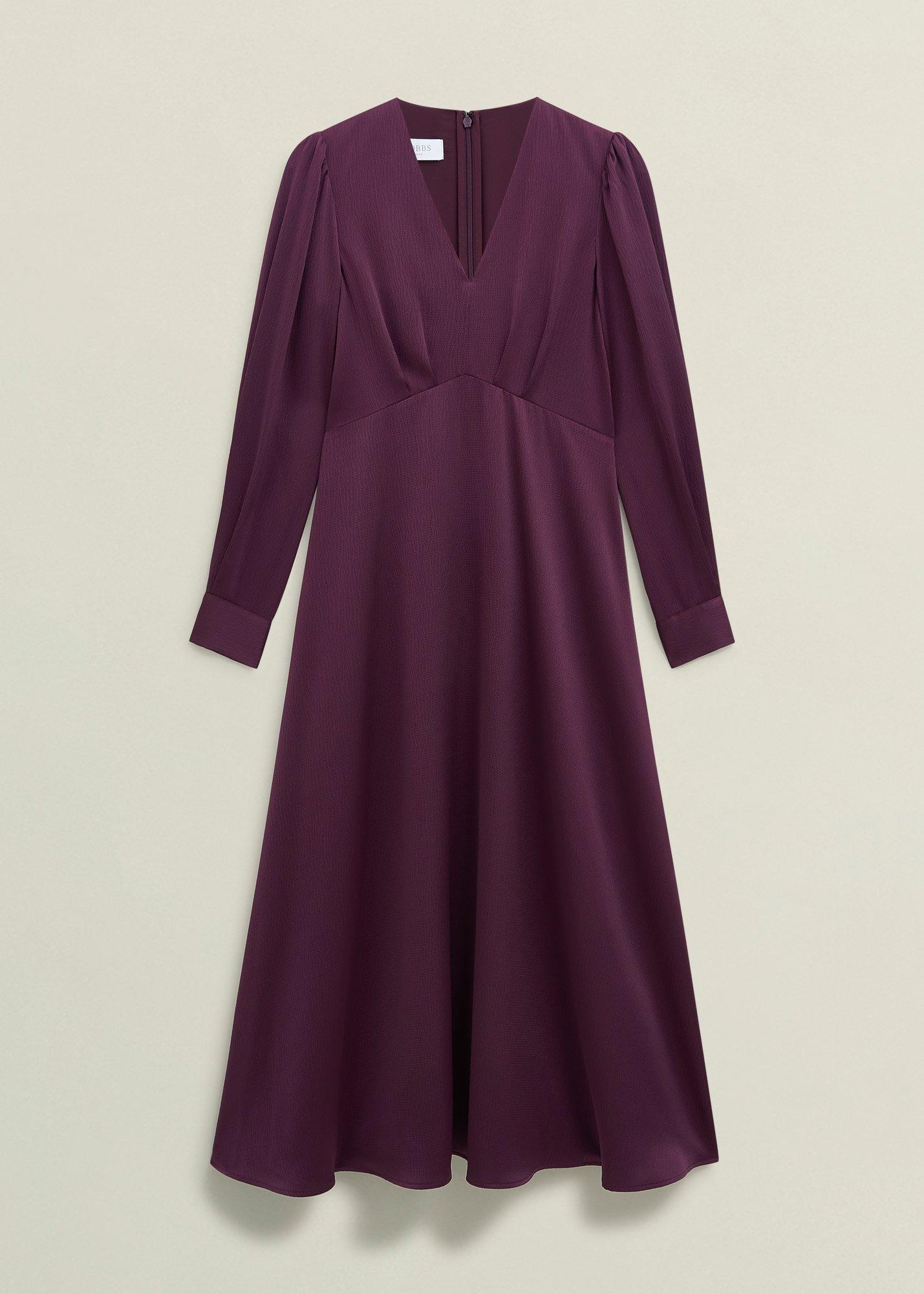 Anais Textured Satin Dress