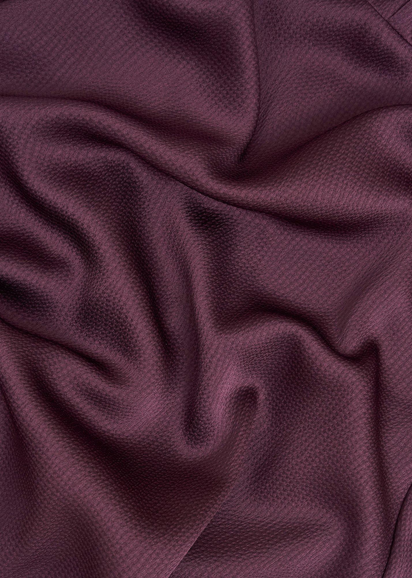 Anais Textured Satin Dress, Onyx Red, hi-res