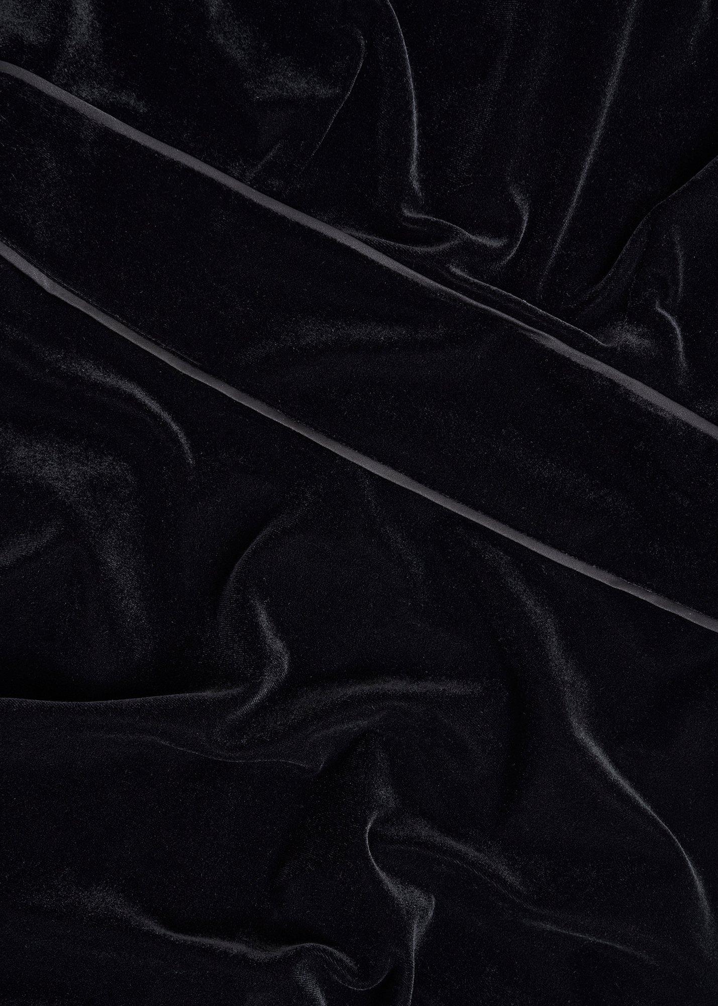 Marissa Velvet Dress, Black, hi-res