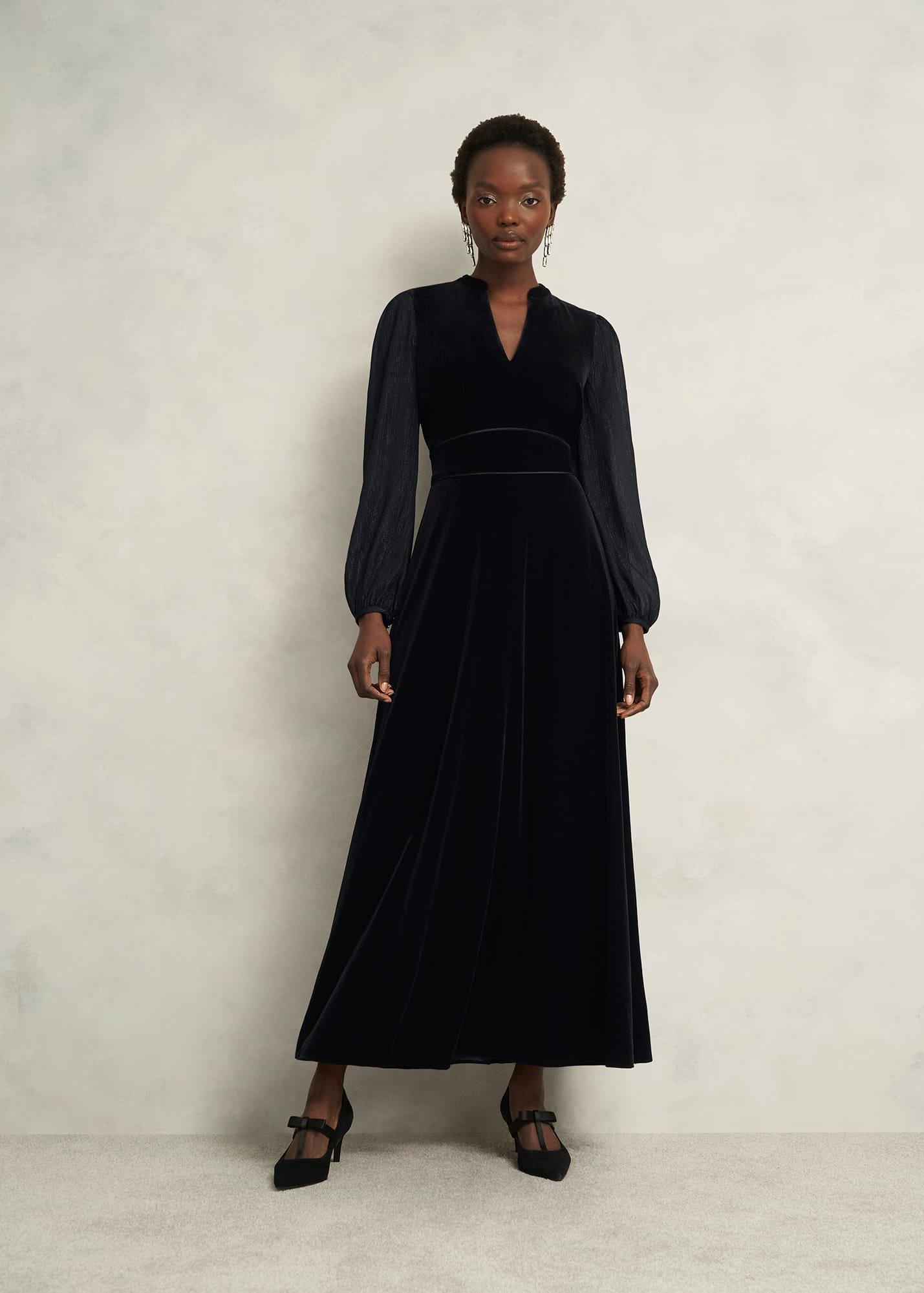 Petite Marissa Velvet Dress