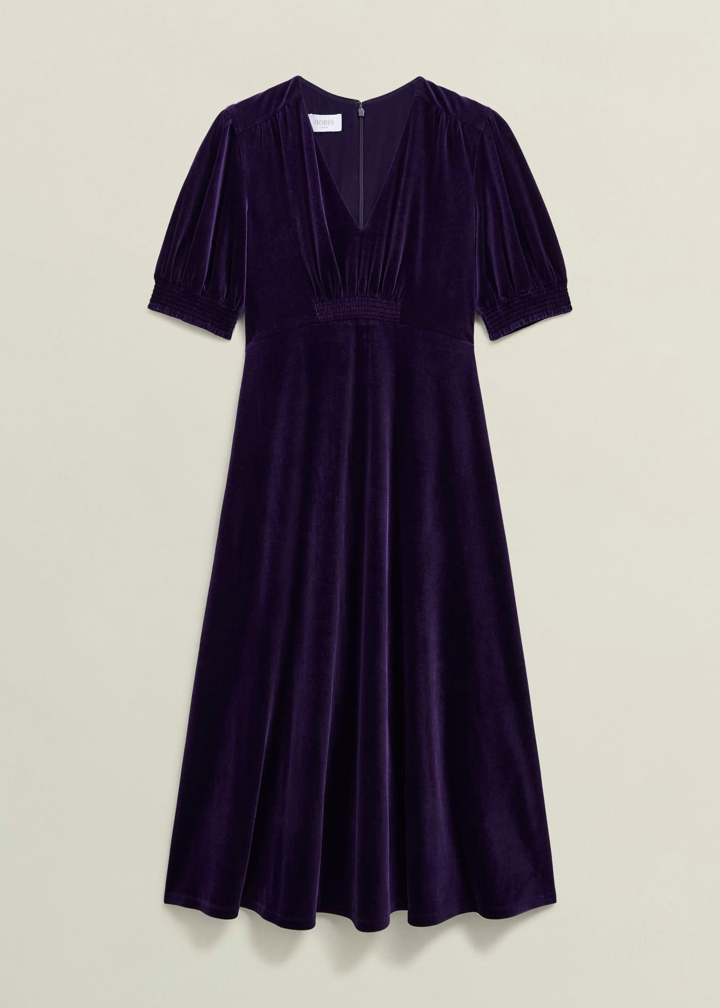 Petite Dormer Velvet Dress