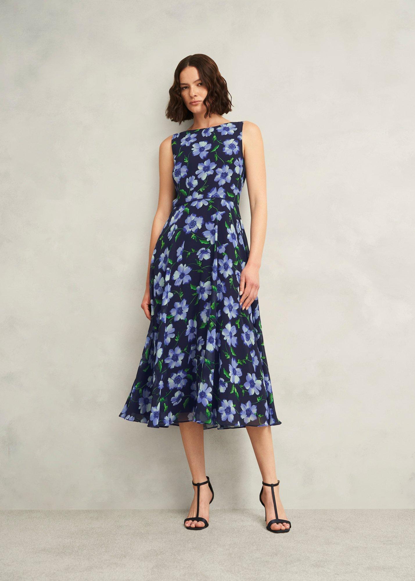 Carly Floral Printed Midi Dress