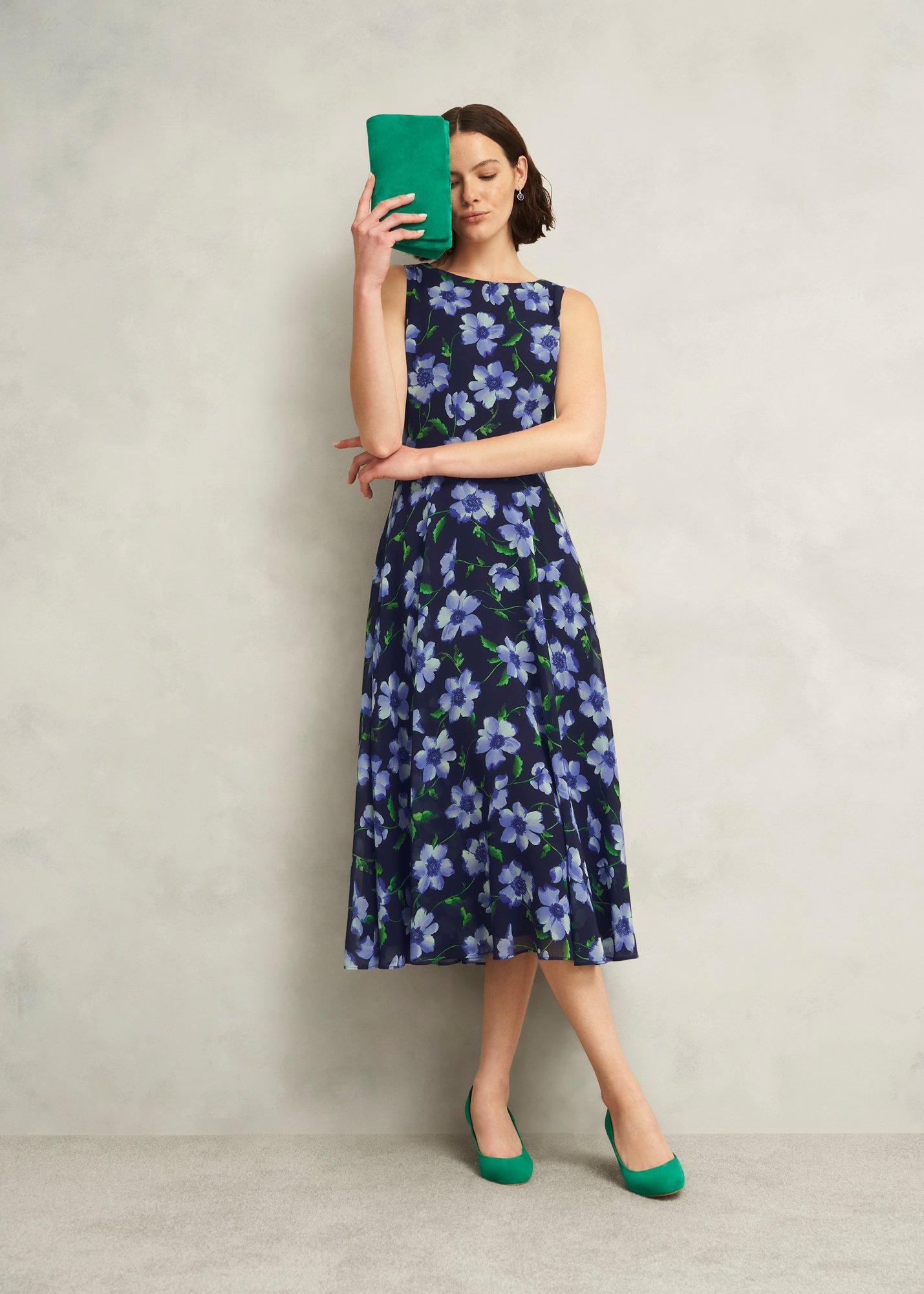 Petite Carly Dress, Midnight Multi, hi-res