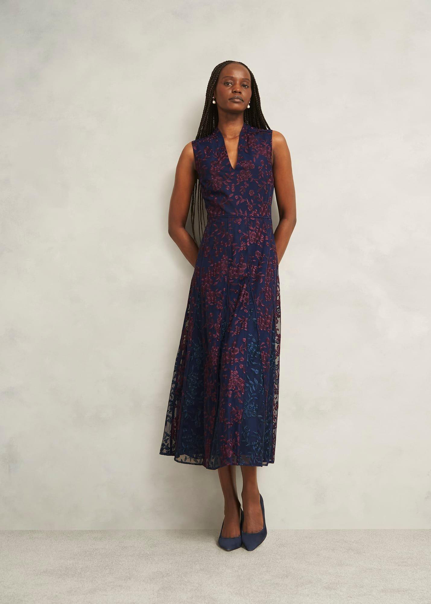 Petite Quin Embroidered Dress