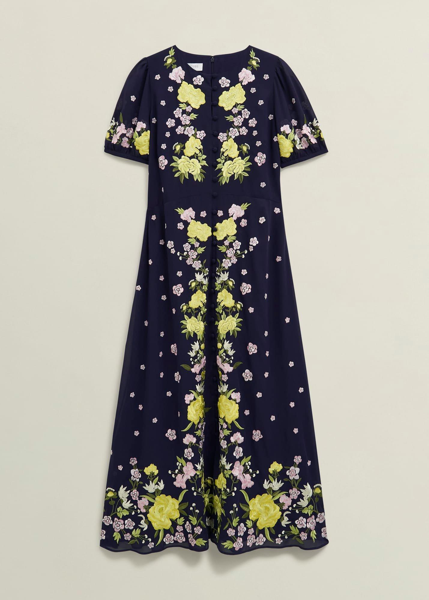 Petite Elva Embroiderd Dress