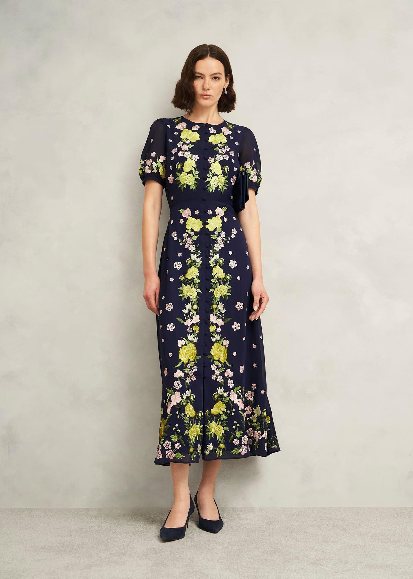 Petite Elva Embroiderd Dress