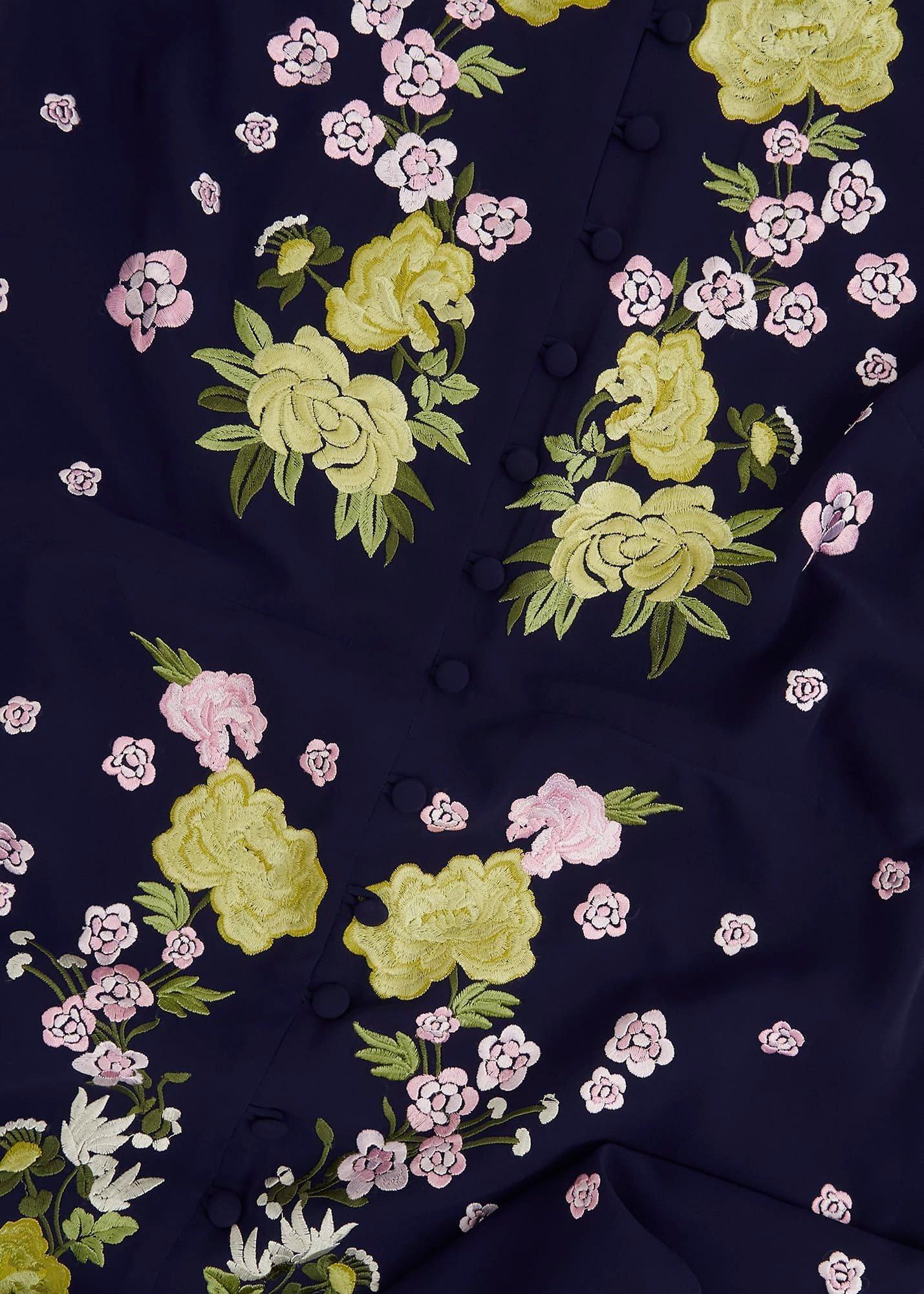 Petite Elva Embroiderd Dress, Midnight Multi, hi-res