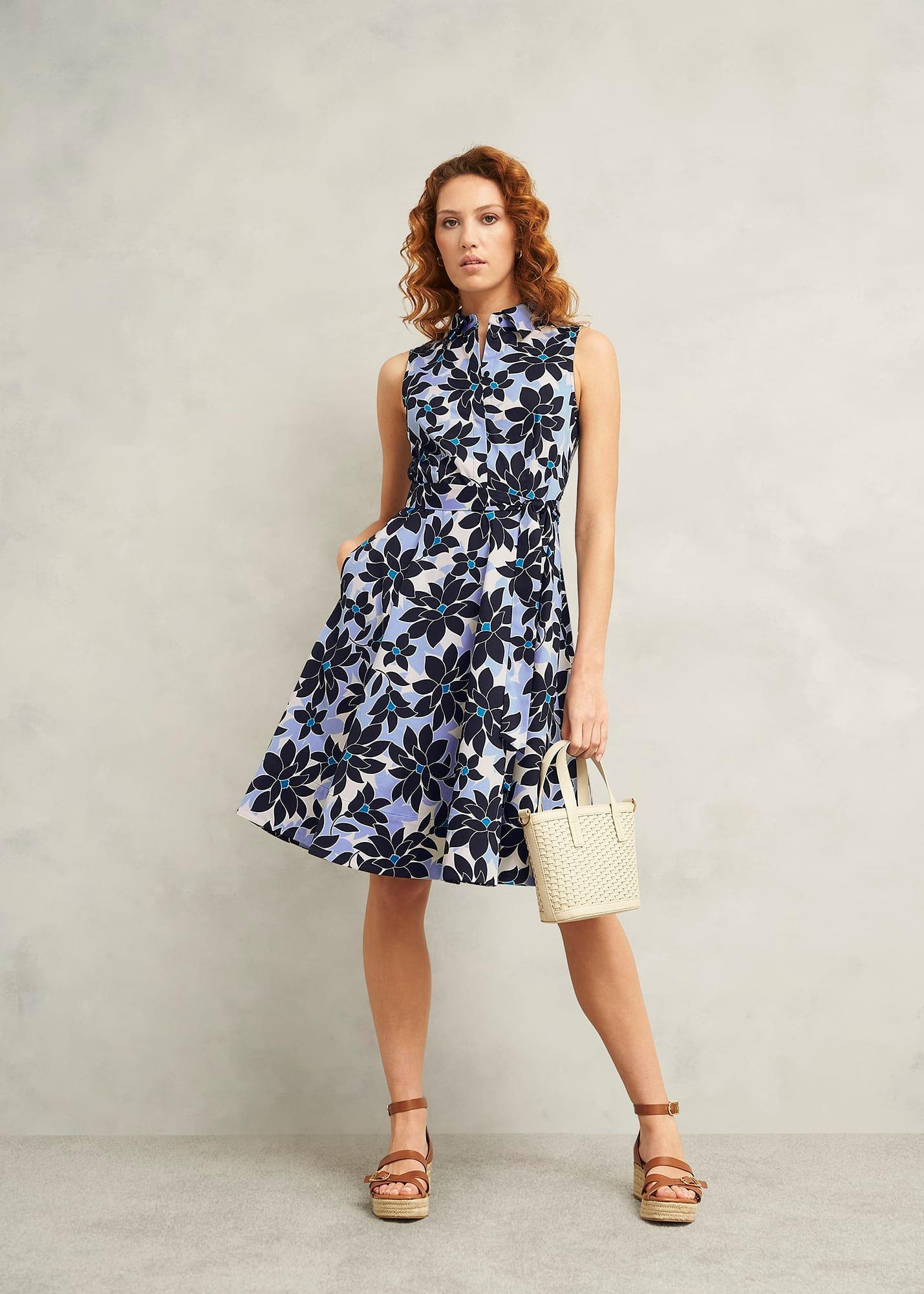 Beki Cotton Dress, Multi, hi-res