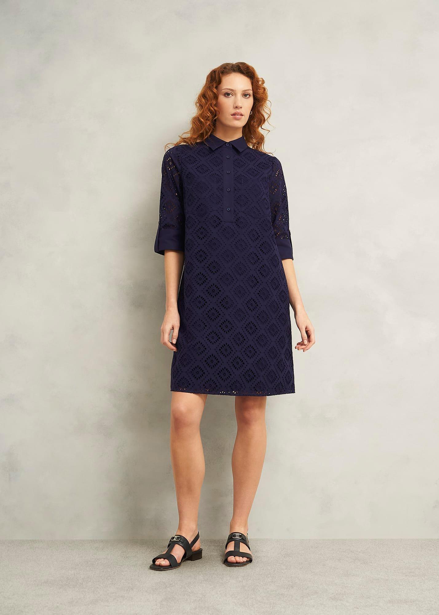 Petite Marcia Broderie Dress