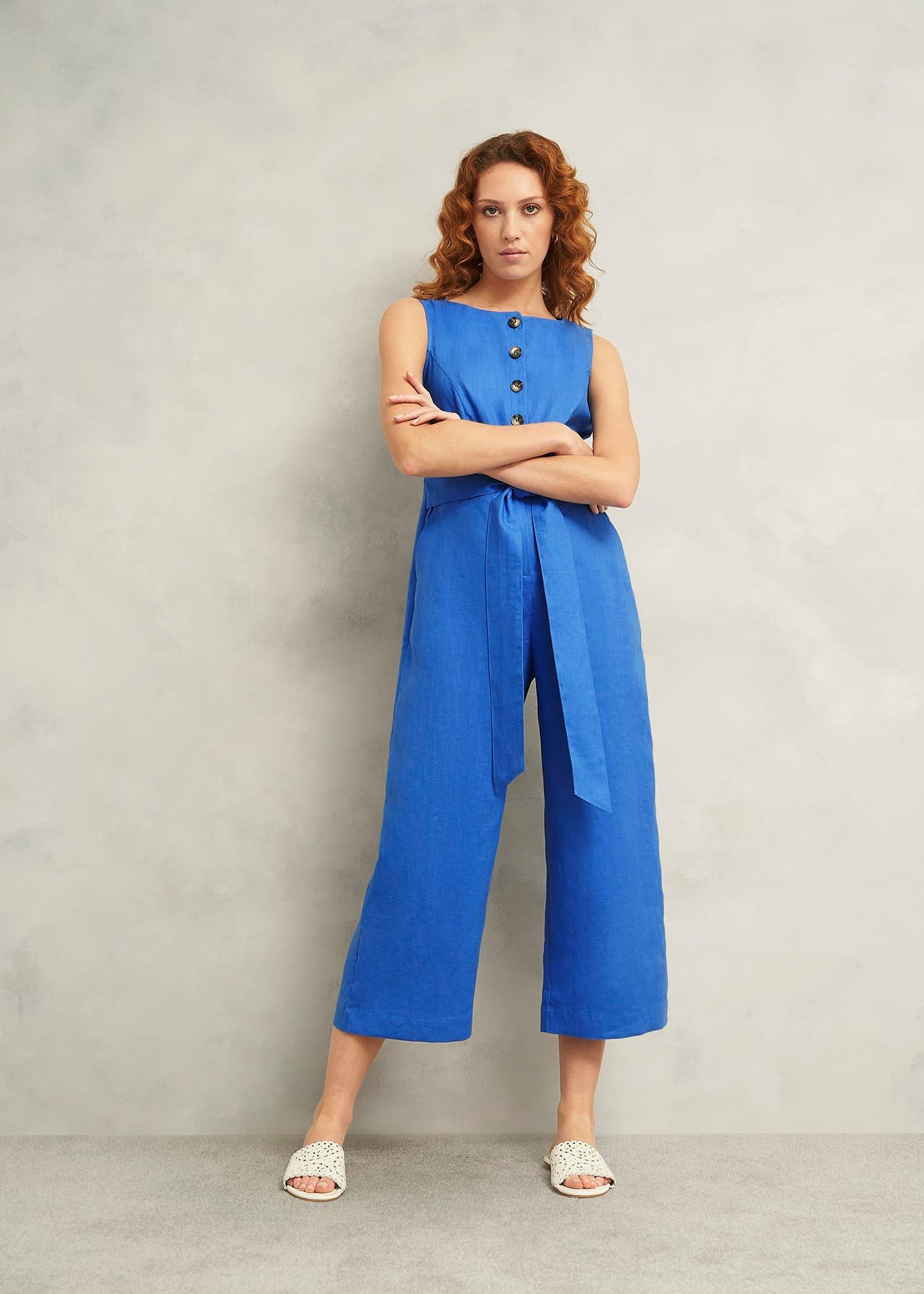 Petite Melissa Linen Jumpsuit