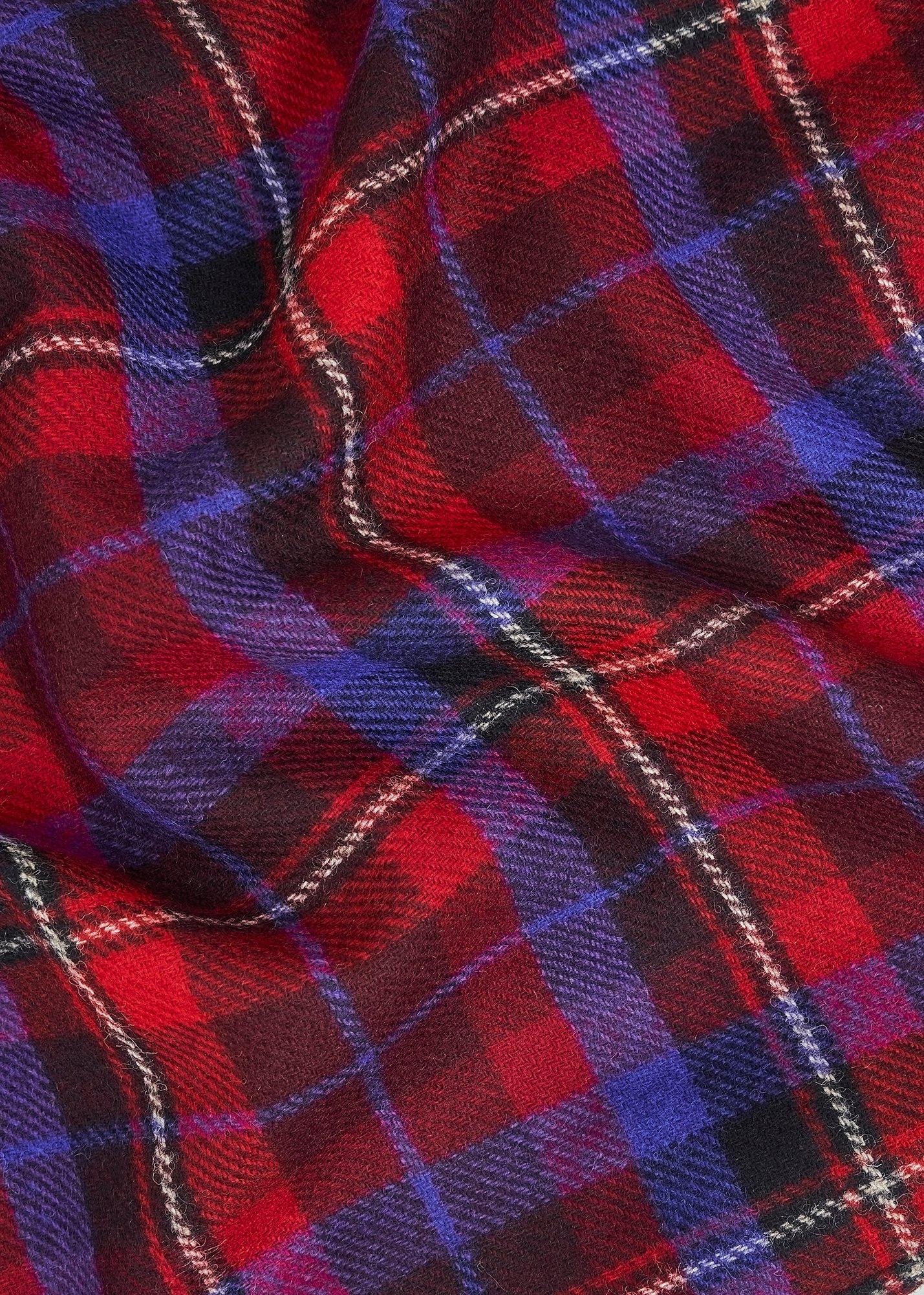 Petite Ingrid Wool Dress, Red Multi, hi-res