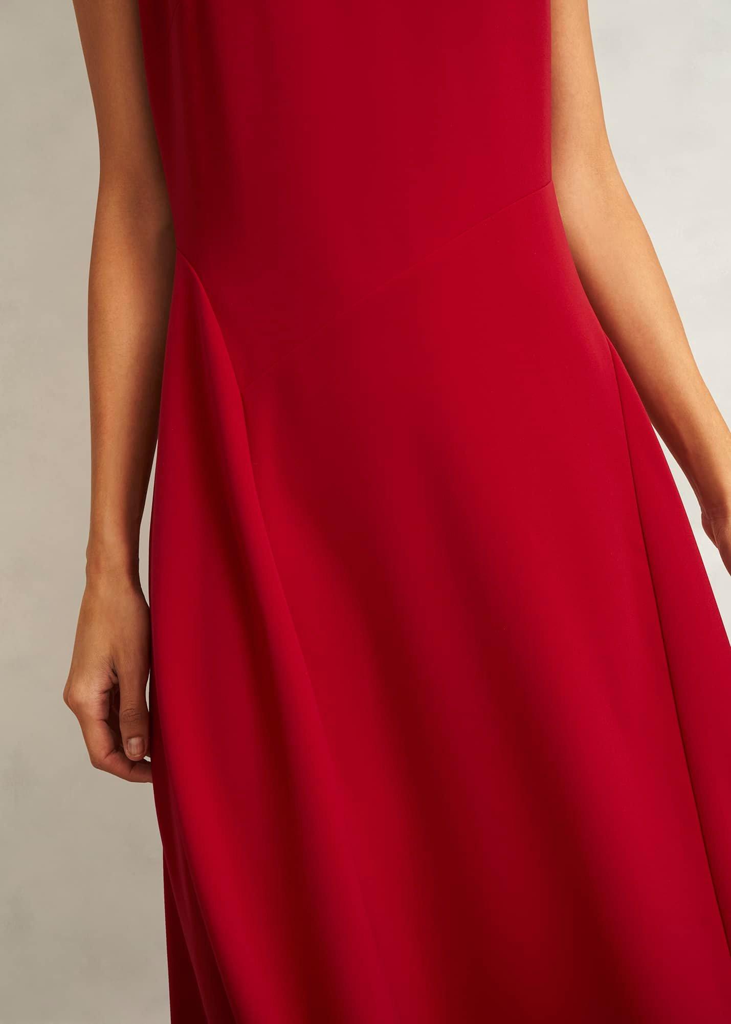 Norieford Dress, Red, hi-res