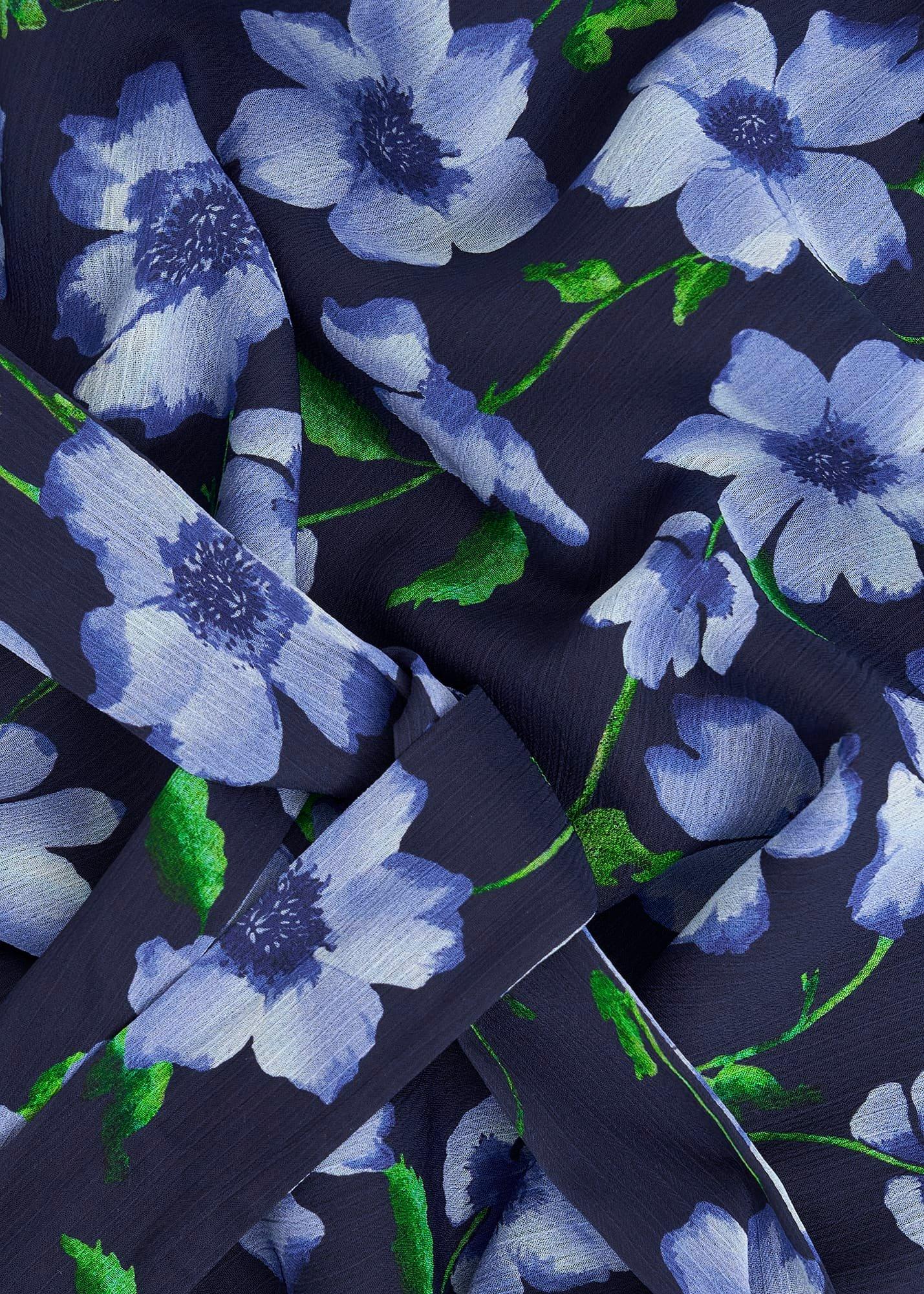 Gracie Tie Waist Dress, Midnight Multi, hi-res