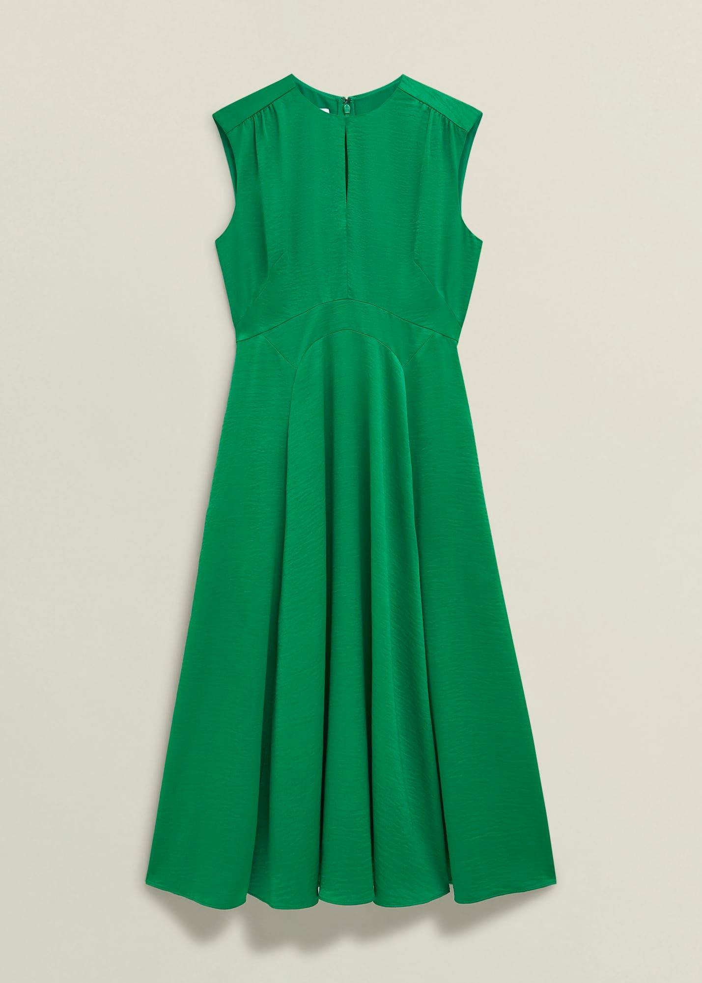 Isobel Satin Midi Dress