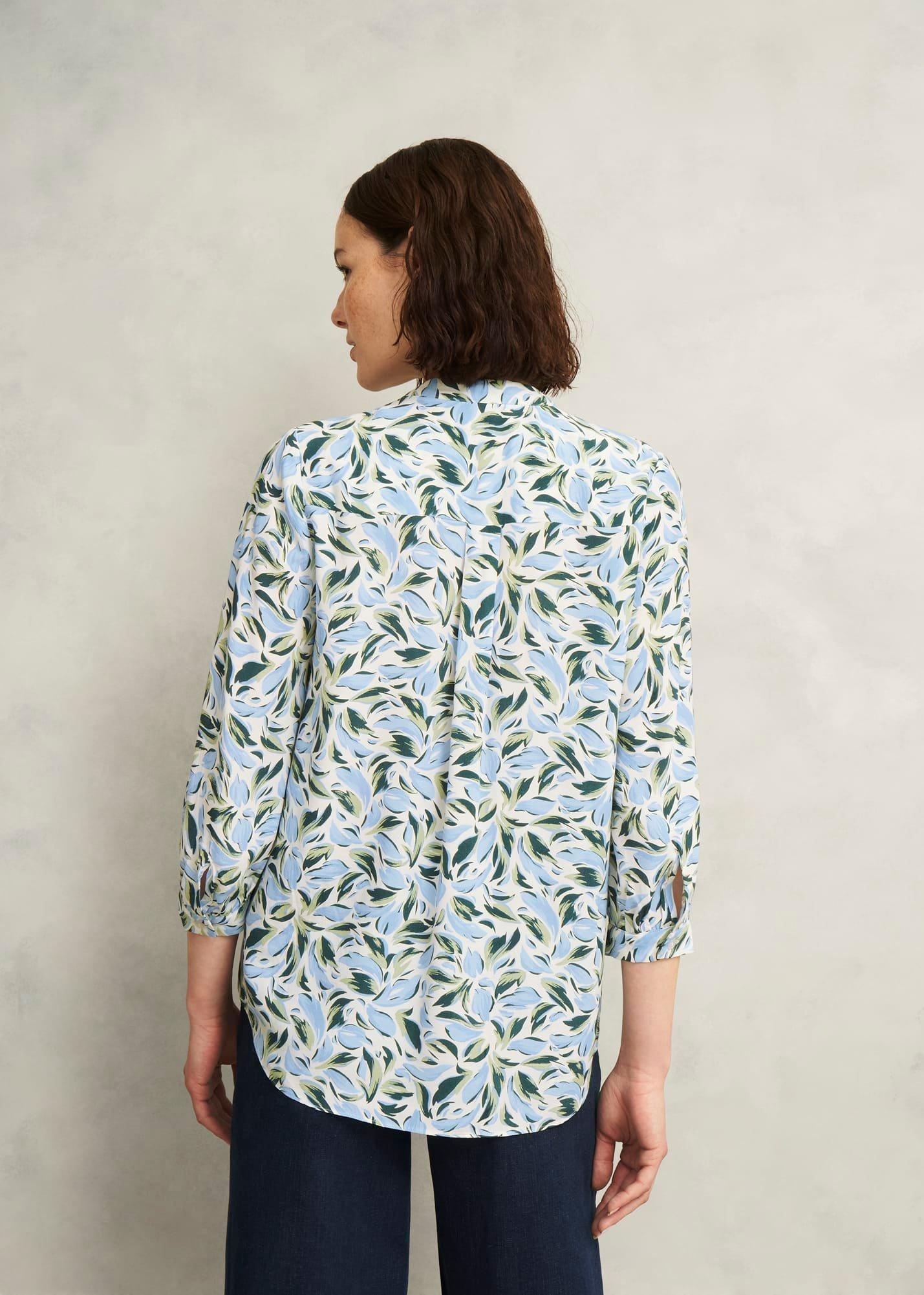 Ivory Essie Long Sleeve Blouse, Ivory Multi, hi-res