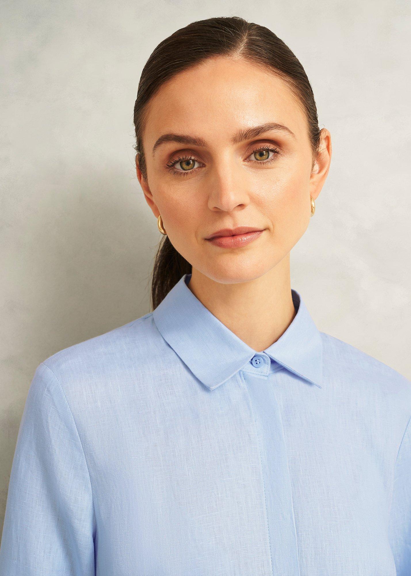 Light Blue Nita Shirt, Maya Blue, hi-res